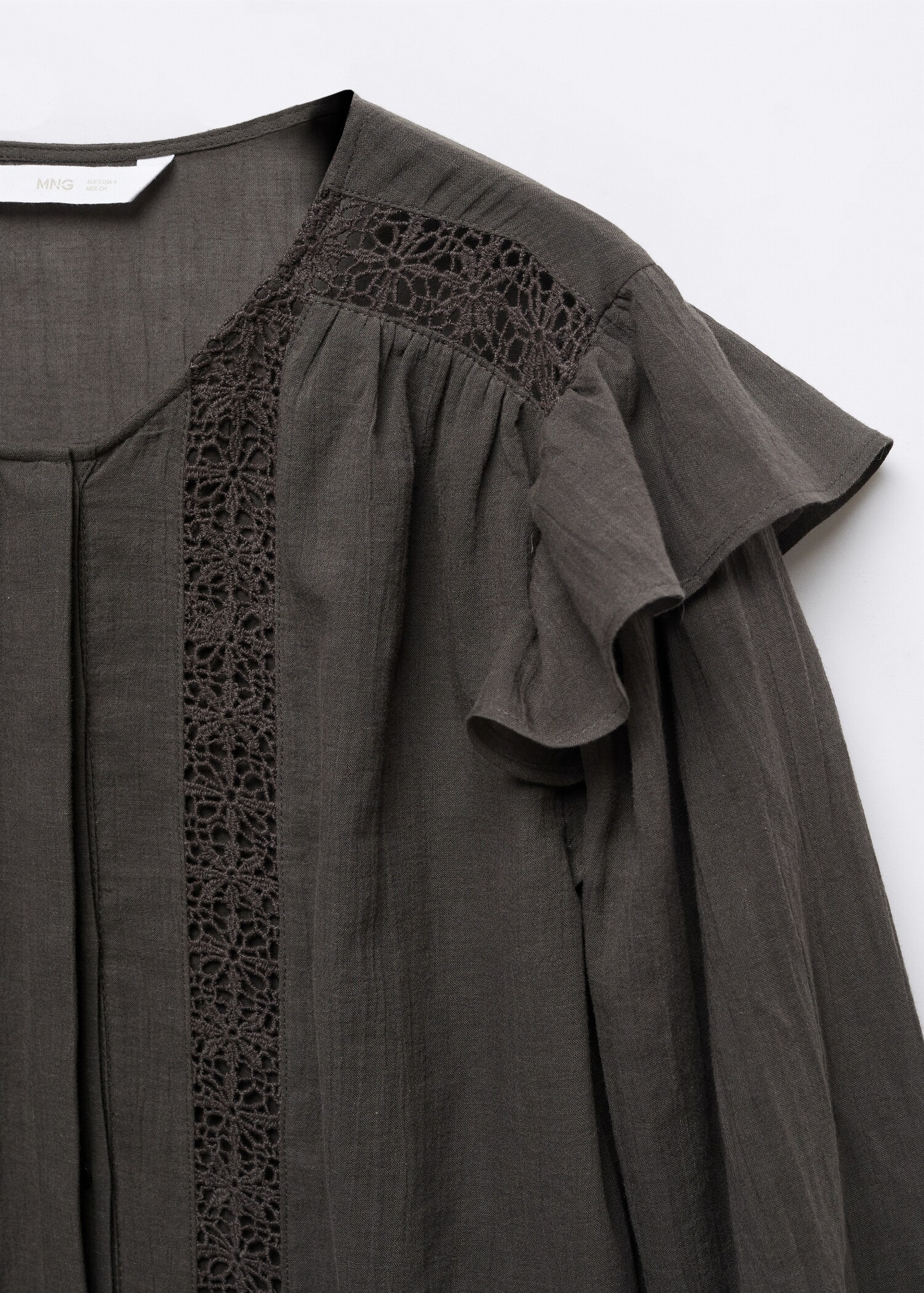 Vestito corto dettagli pizzo - Dettaglio dell'articolo 8