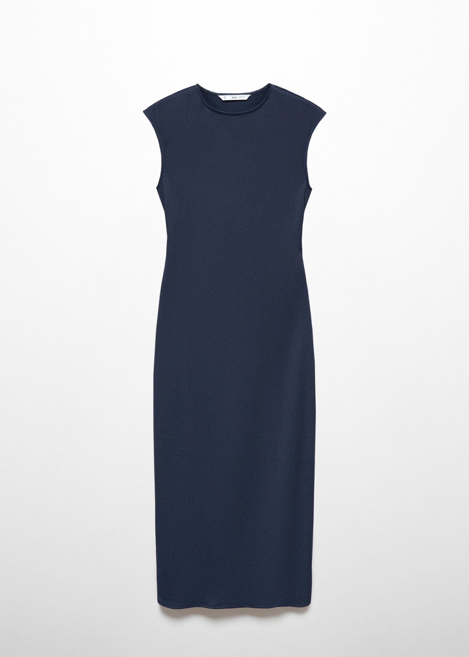 Textured dress with opening - Article without model