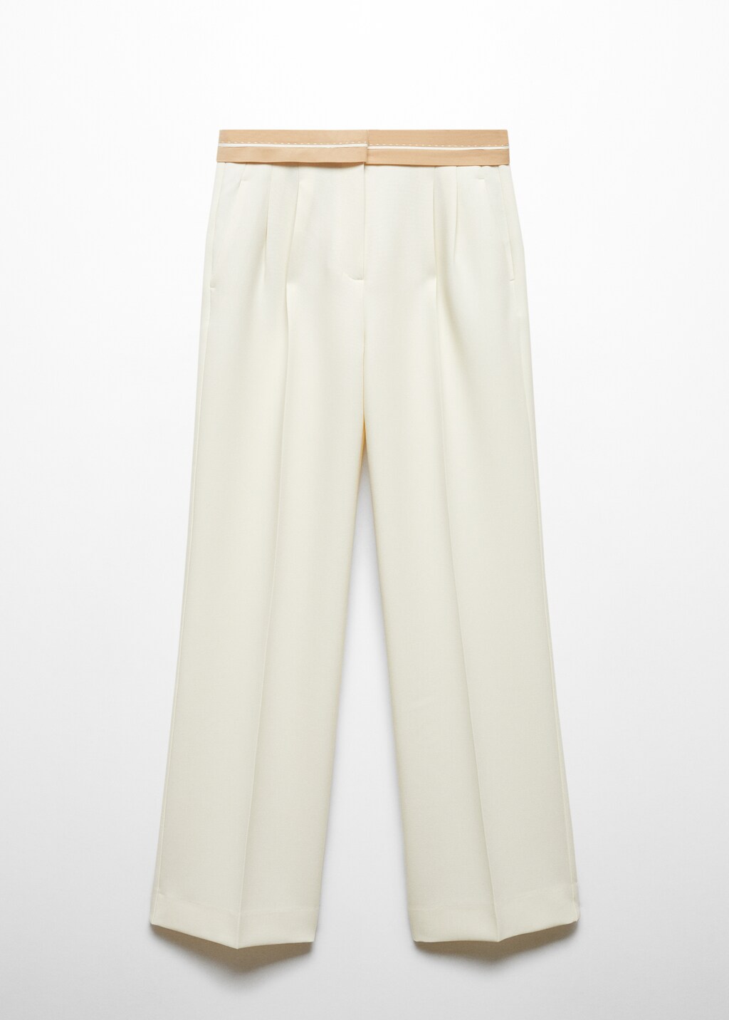 Dakota Pleated Pants - Ivory – The Frankie Shop