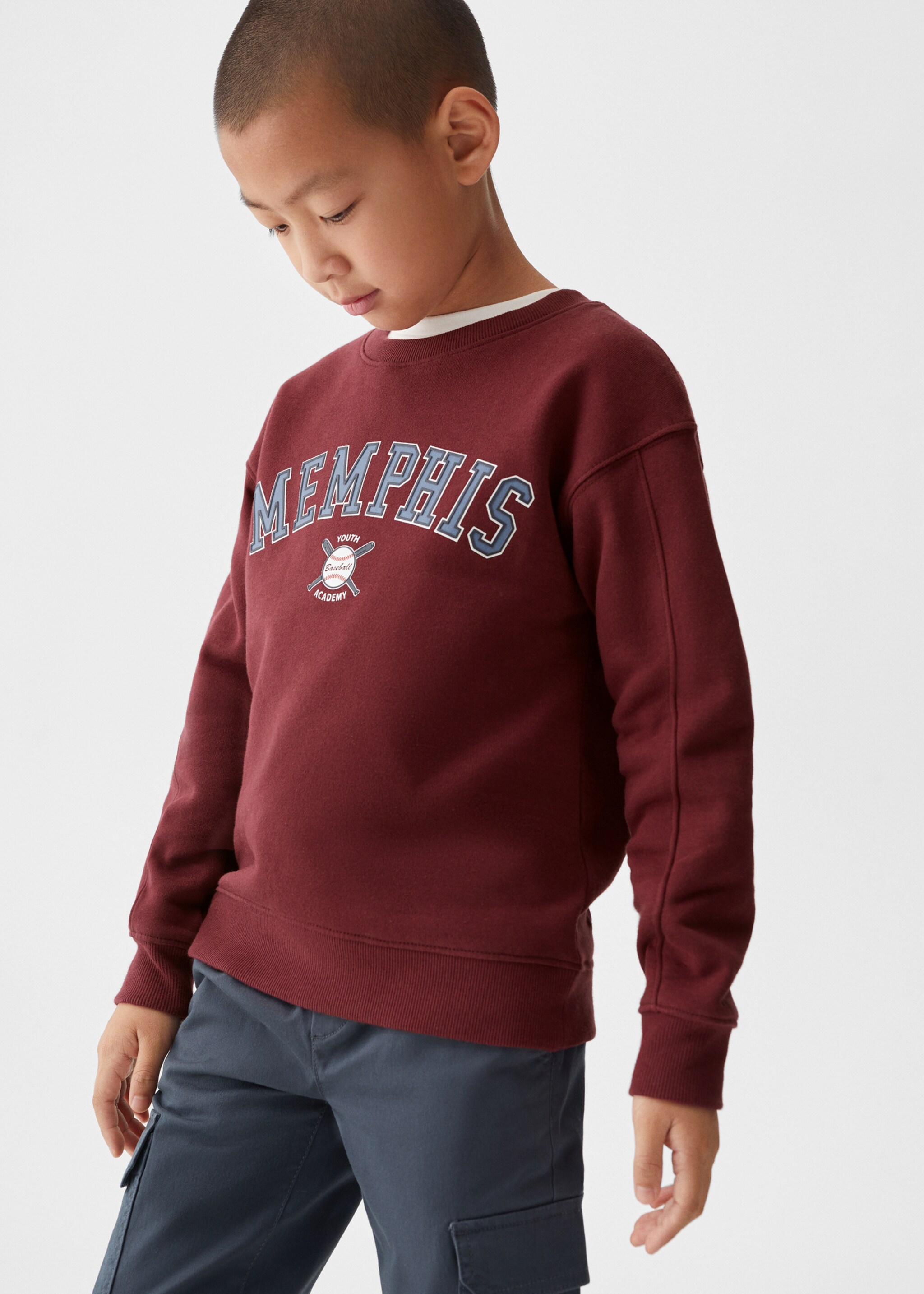 Printed message sweatshirt - Medium plane