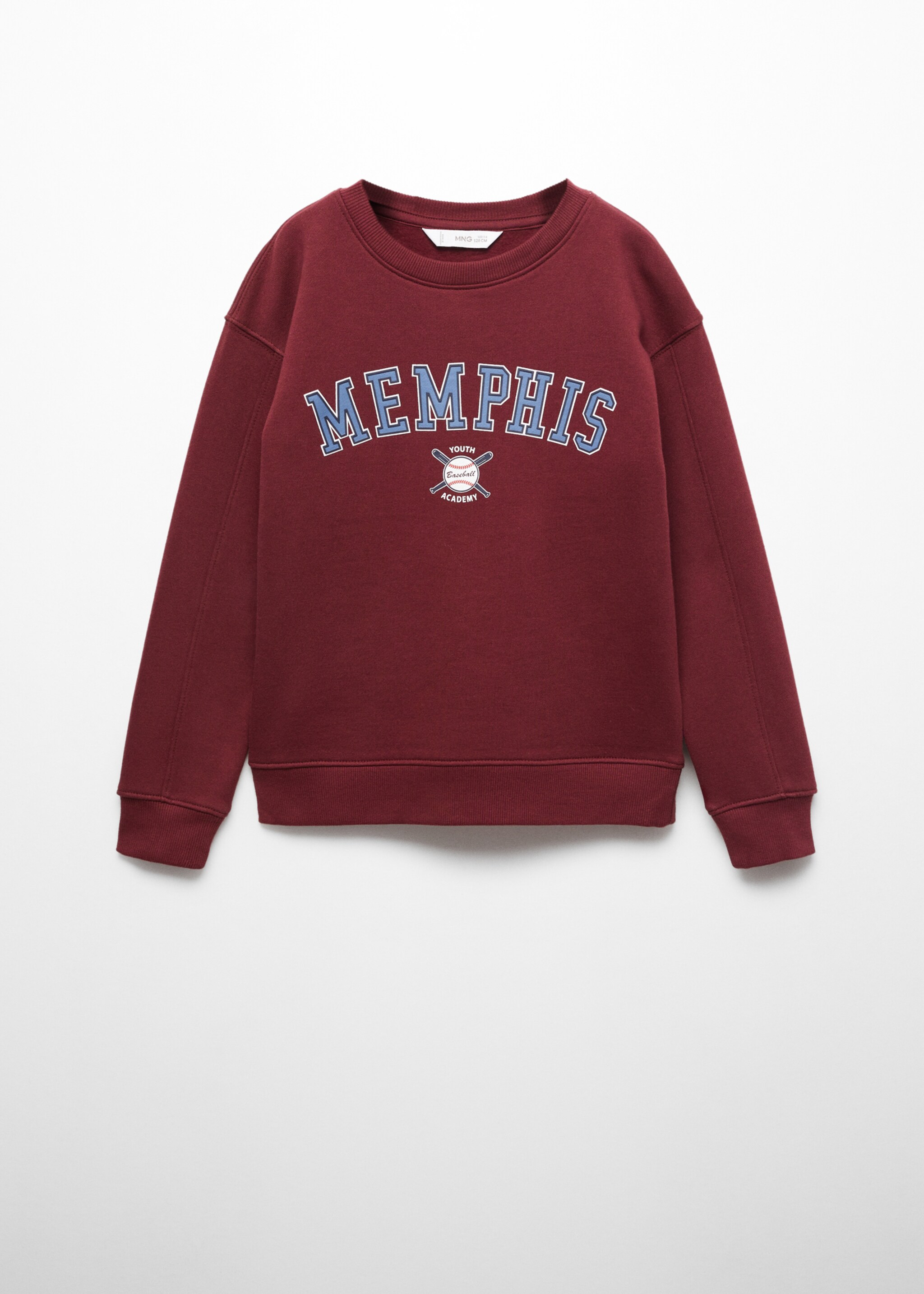 Printed message sweatshirt - Article without model
