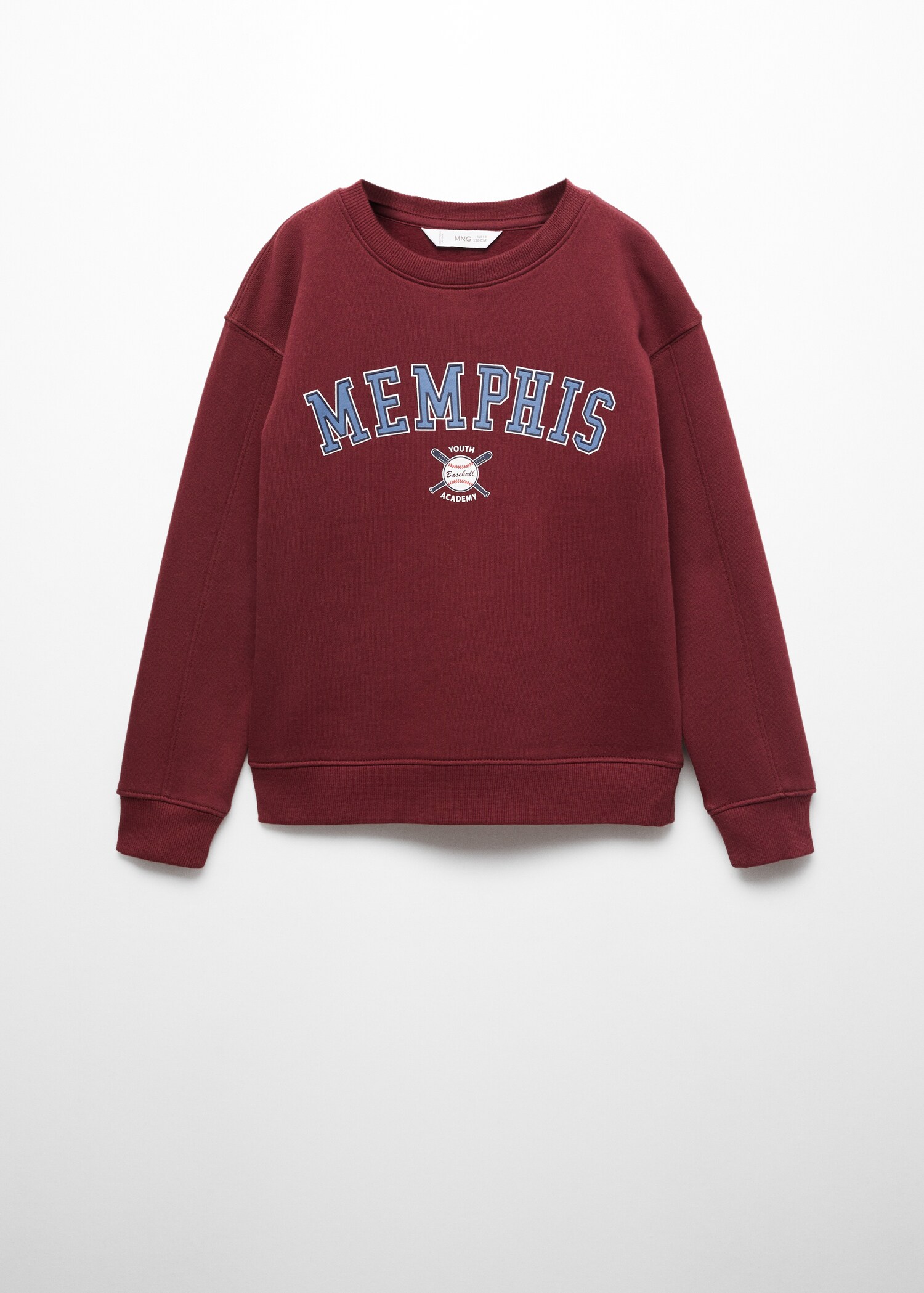 Printed message sweatshirt - Article without model
