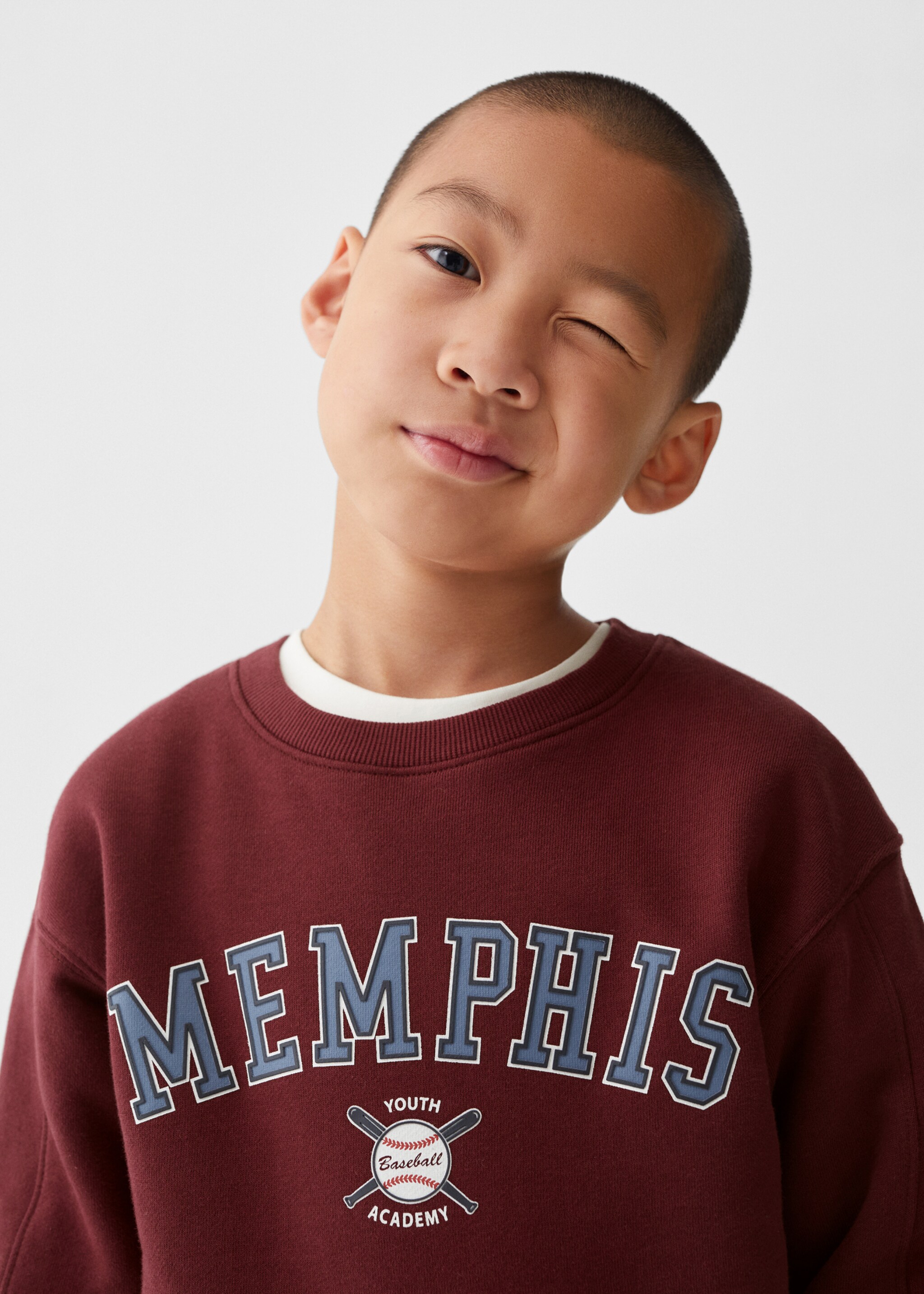 Printed message sweatshirt - Details of the article 1