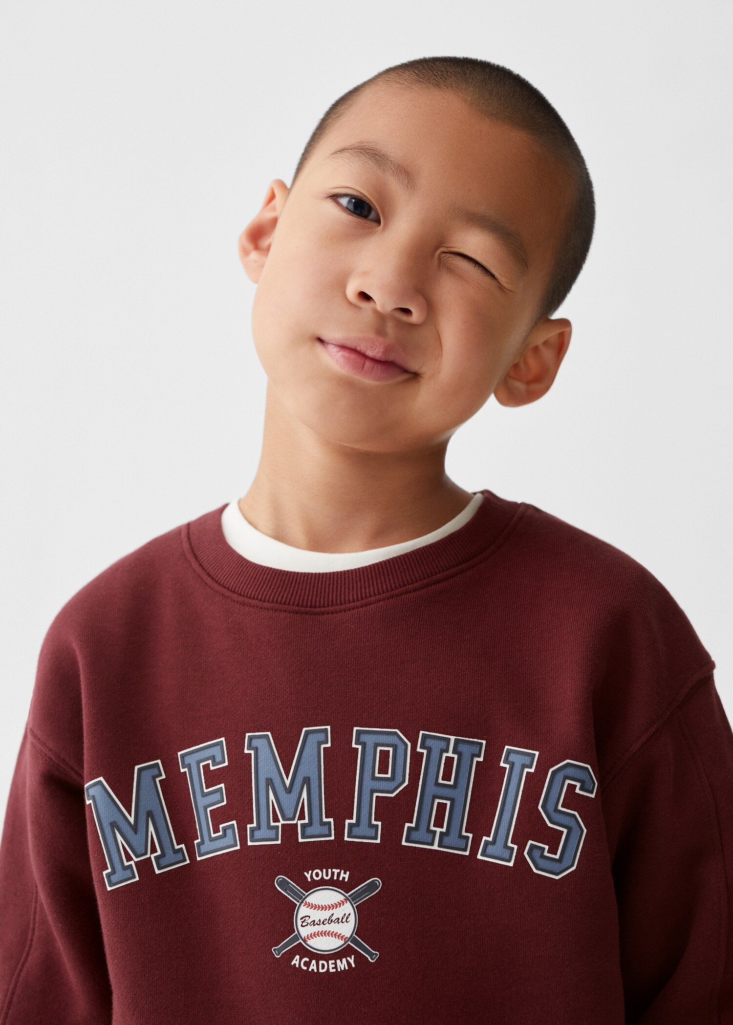 Printed message sweatshirt - Details of the article 1