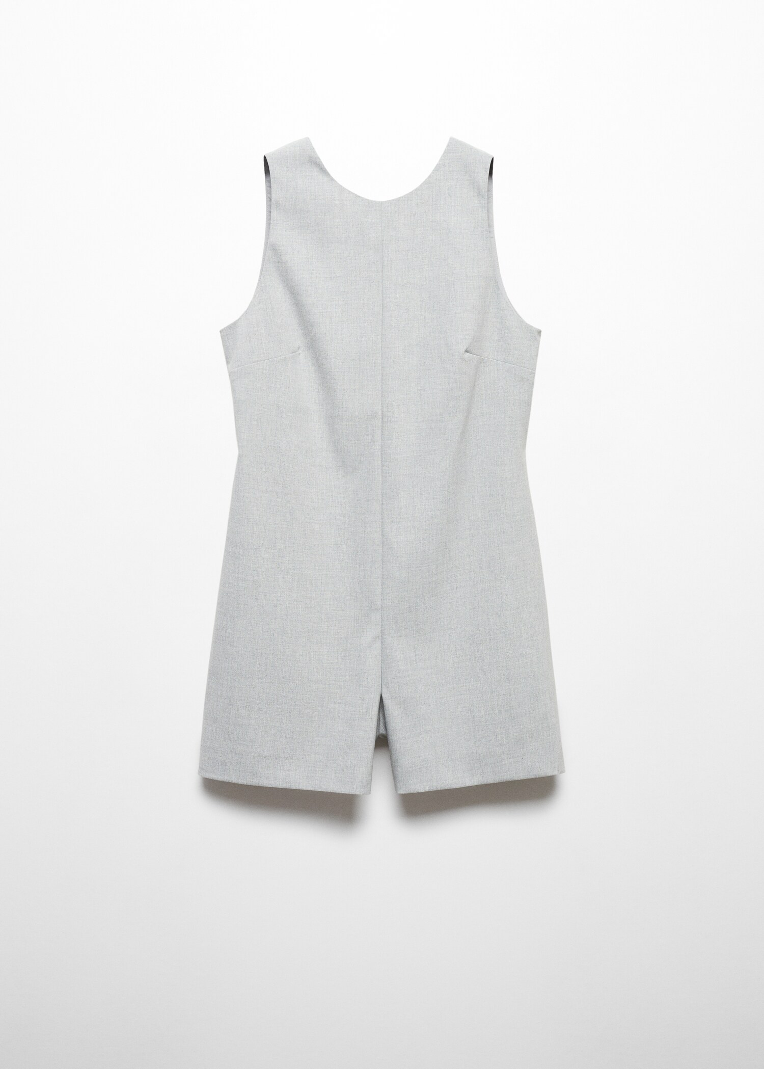 Straight short jumpsuit - Article without model