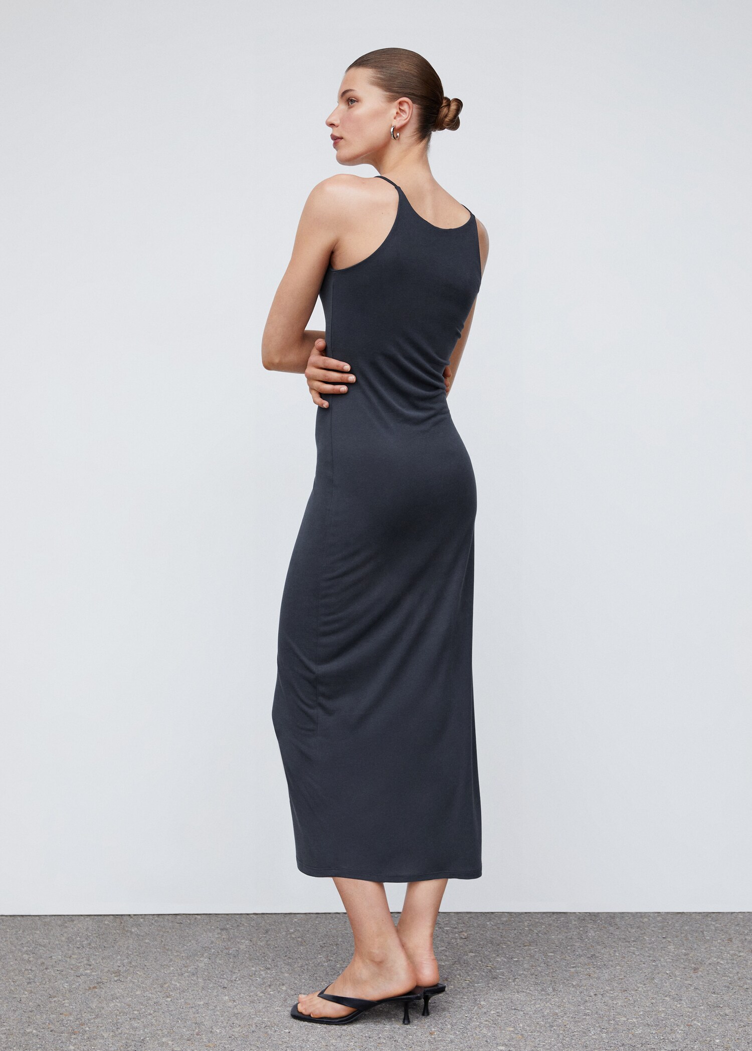 Modal midi-dress - Reverse of the article