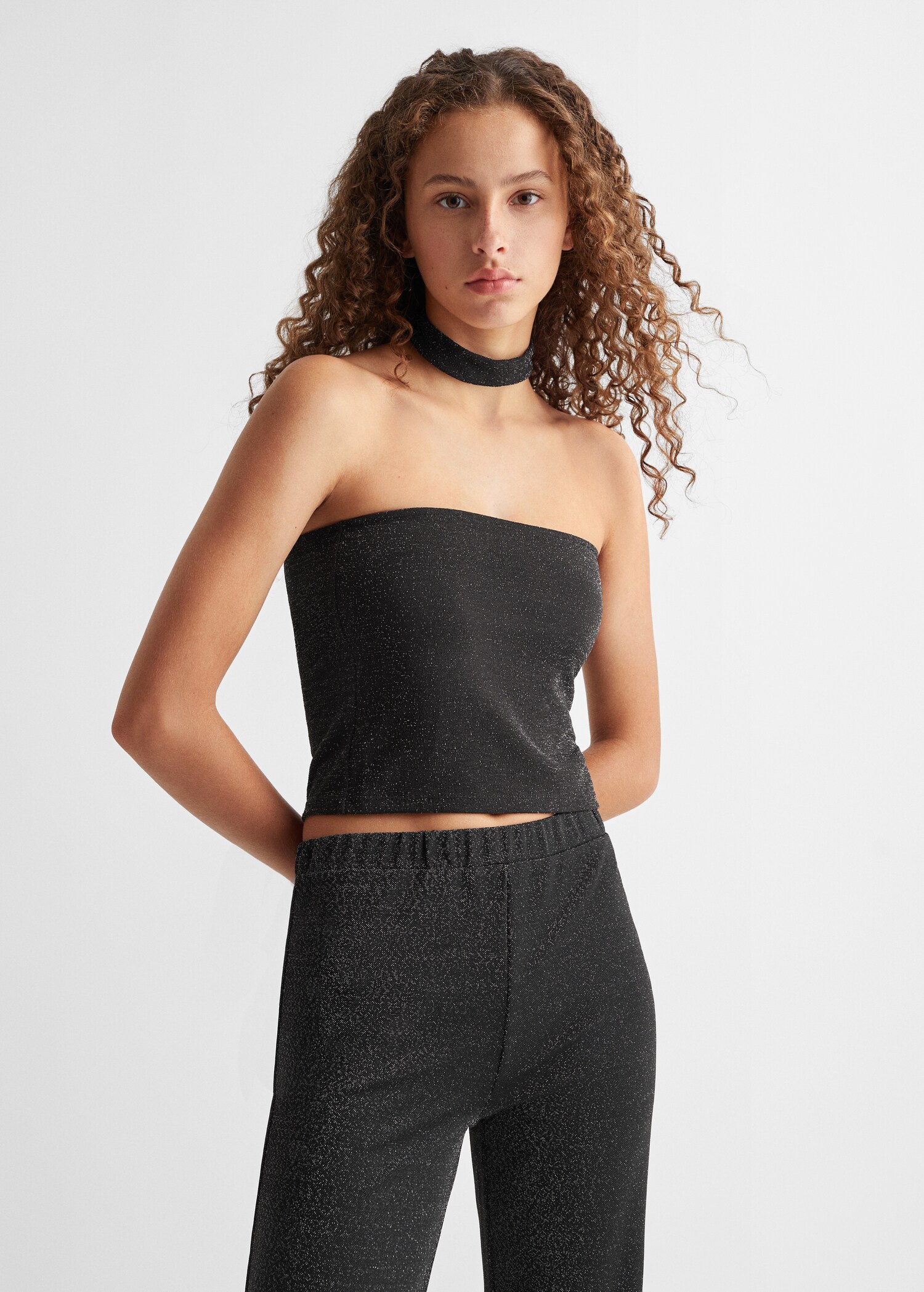 Glossed-effect top - Medium plane