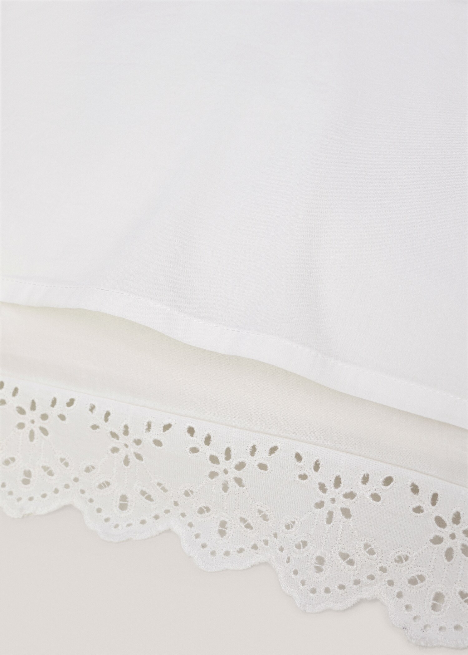 Funda almohada volante bordado 50x75cm (Pack de 2) - Detalle del artículo 2