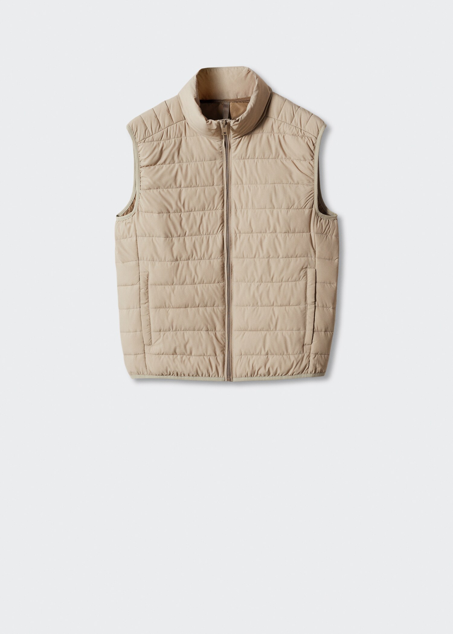 Ultra-light padded water-repellent vest - Article without model