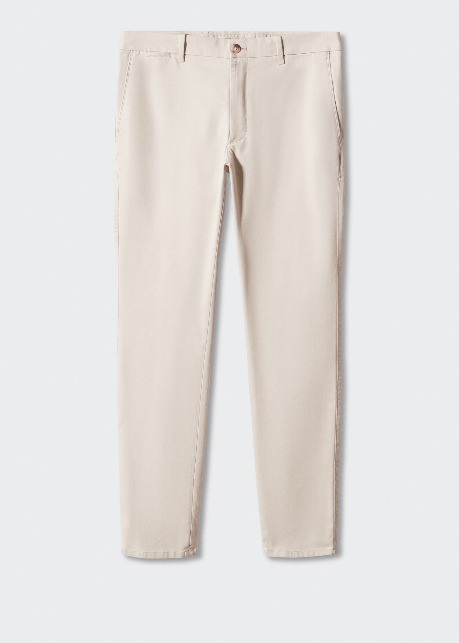 Slim fit serge chino - Artikel zonder model