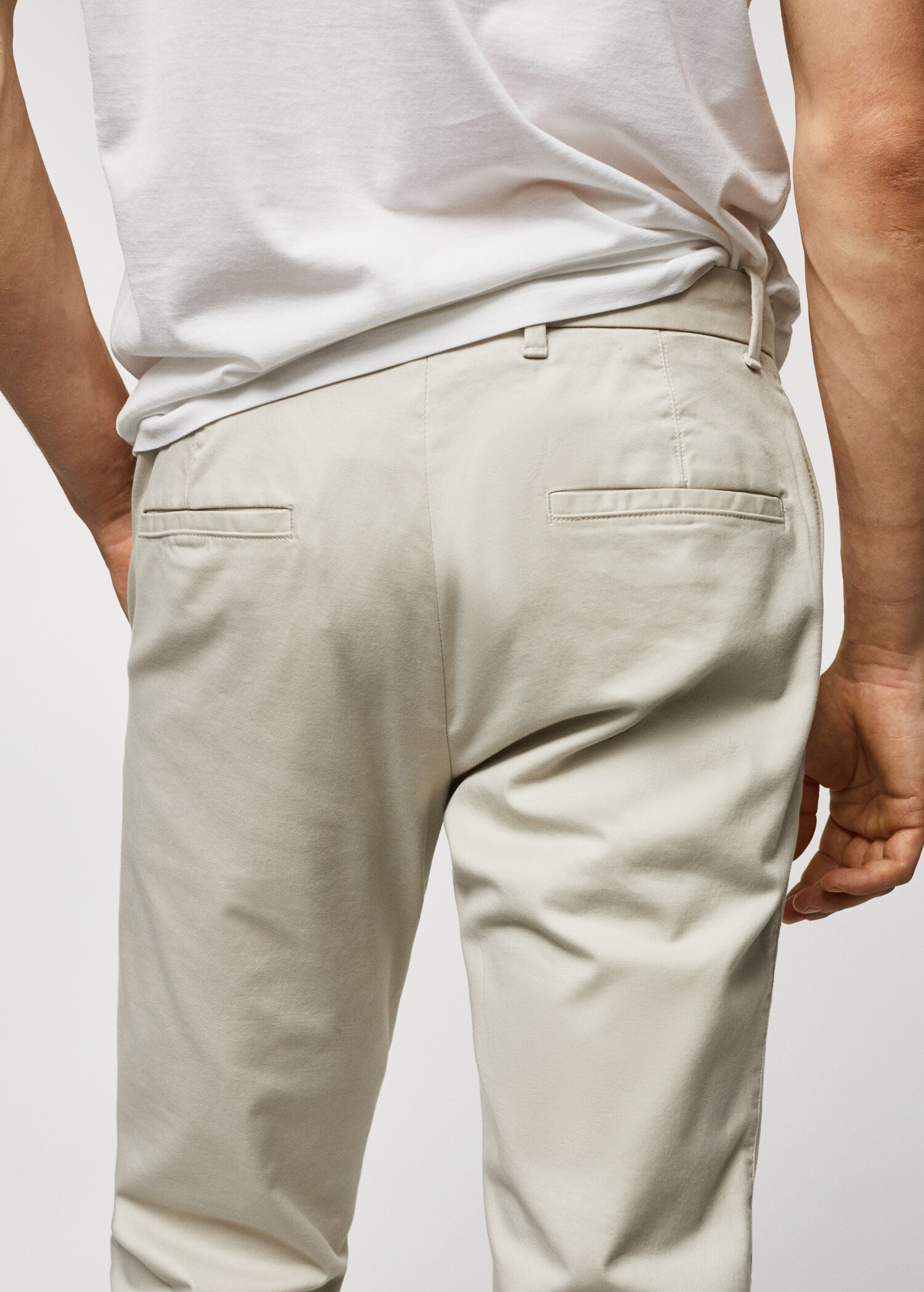 Slim fit serge chino - Detail van het artikel 4