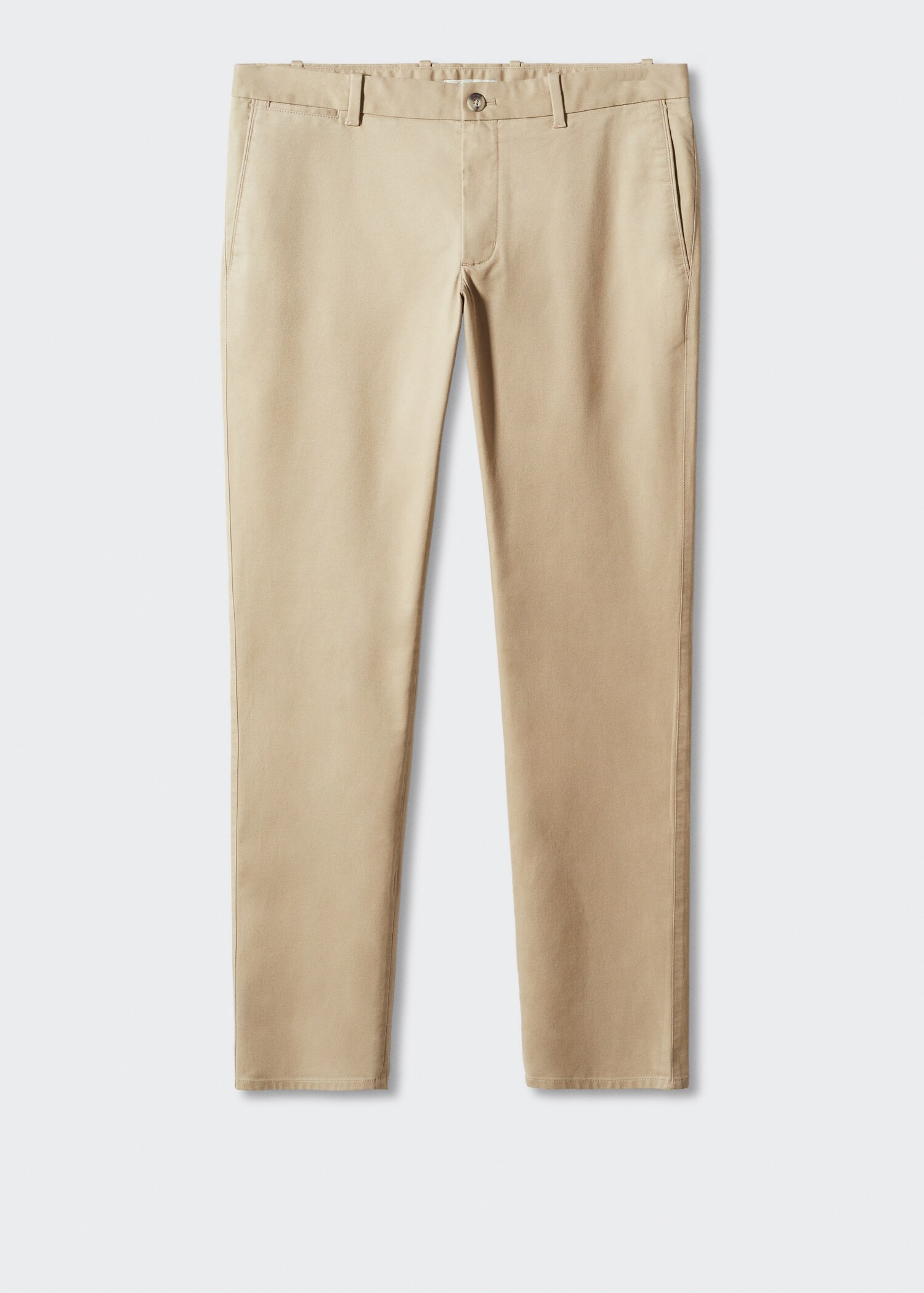 Slim fit serge chino - Artikel zonder model