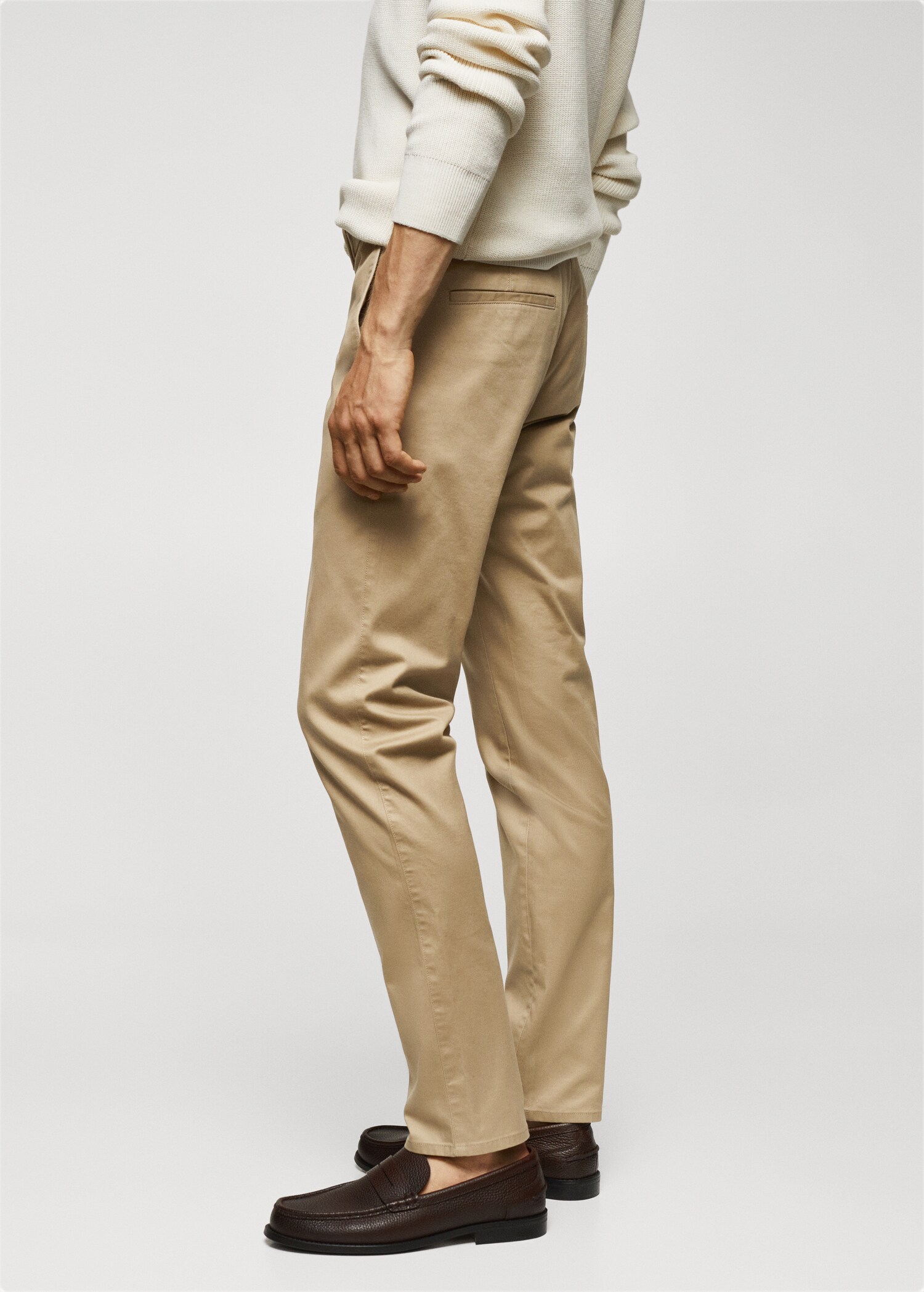 Slim fit serge chino - Detail van het artikel 2