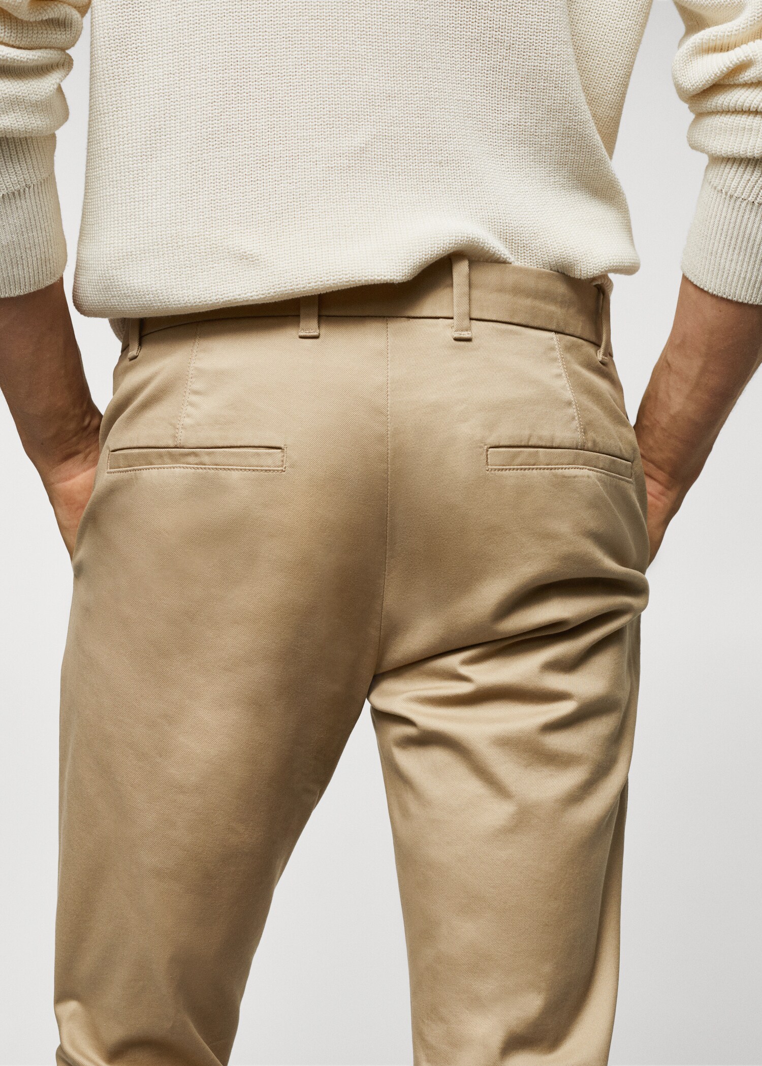 Slim fit serge chino - Detail van het artikel 4