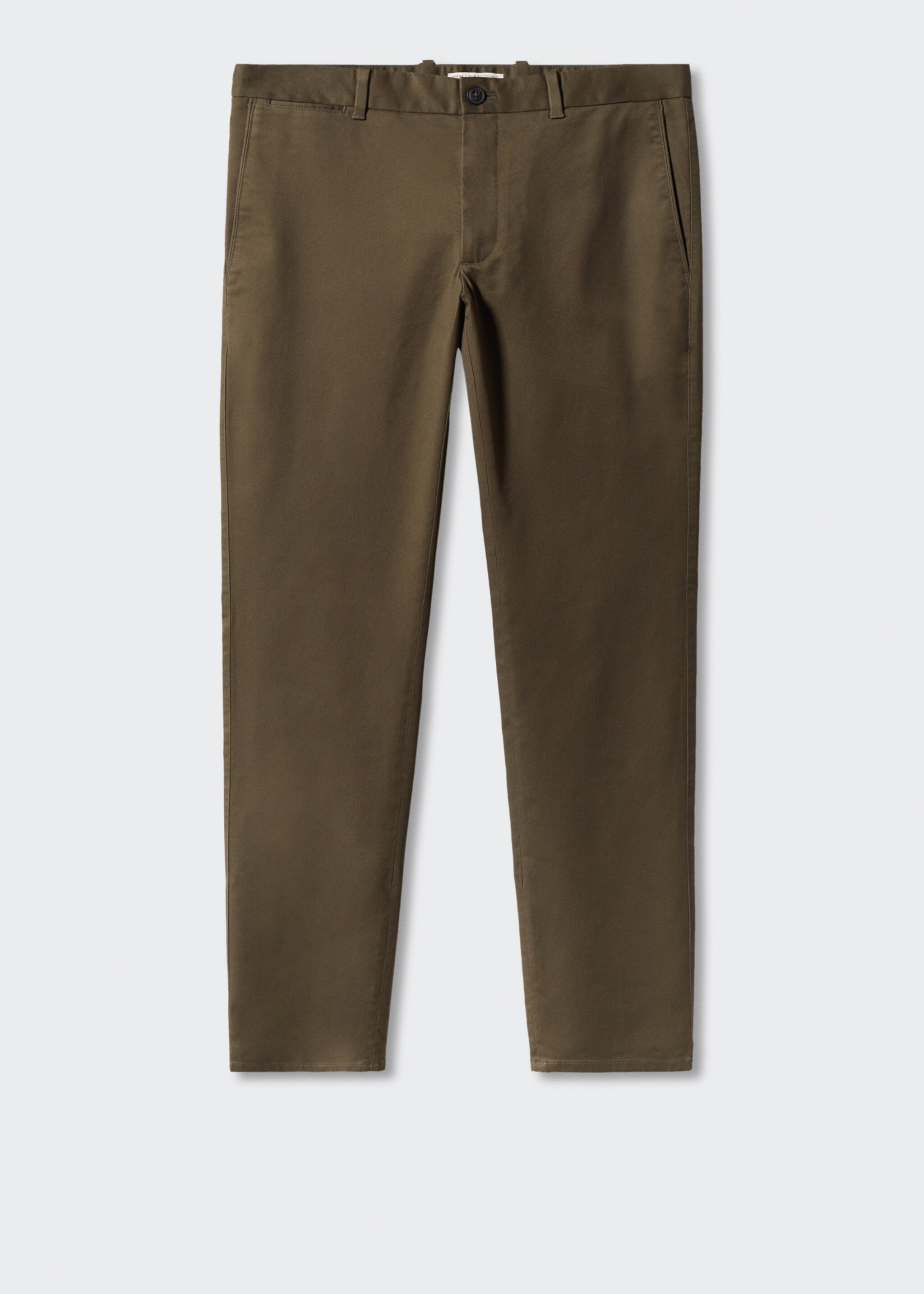 Slim fit serge chino trousers - Article without model