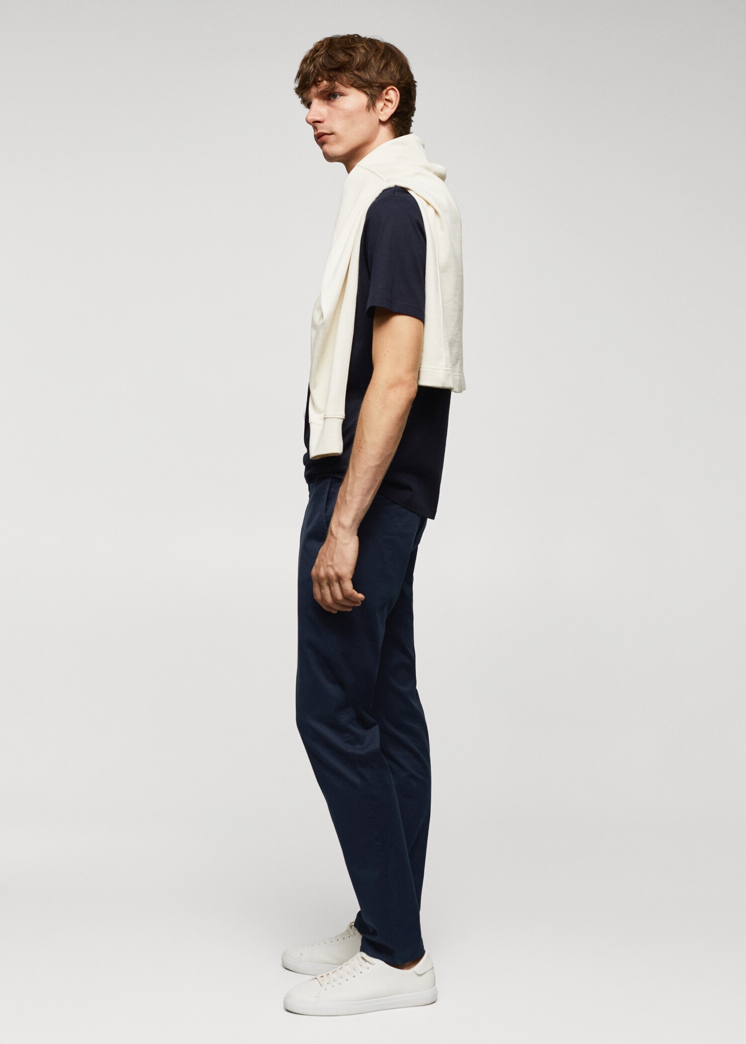 Slim fit serge chino - Detail van het artikel 2