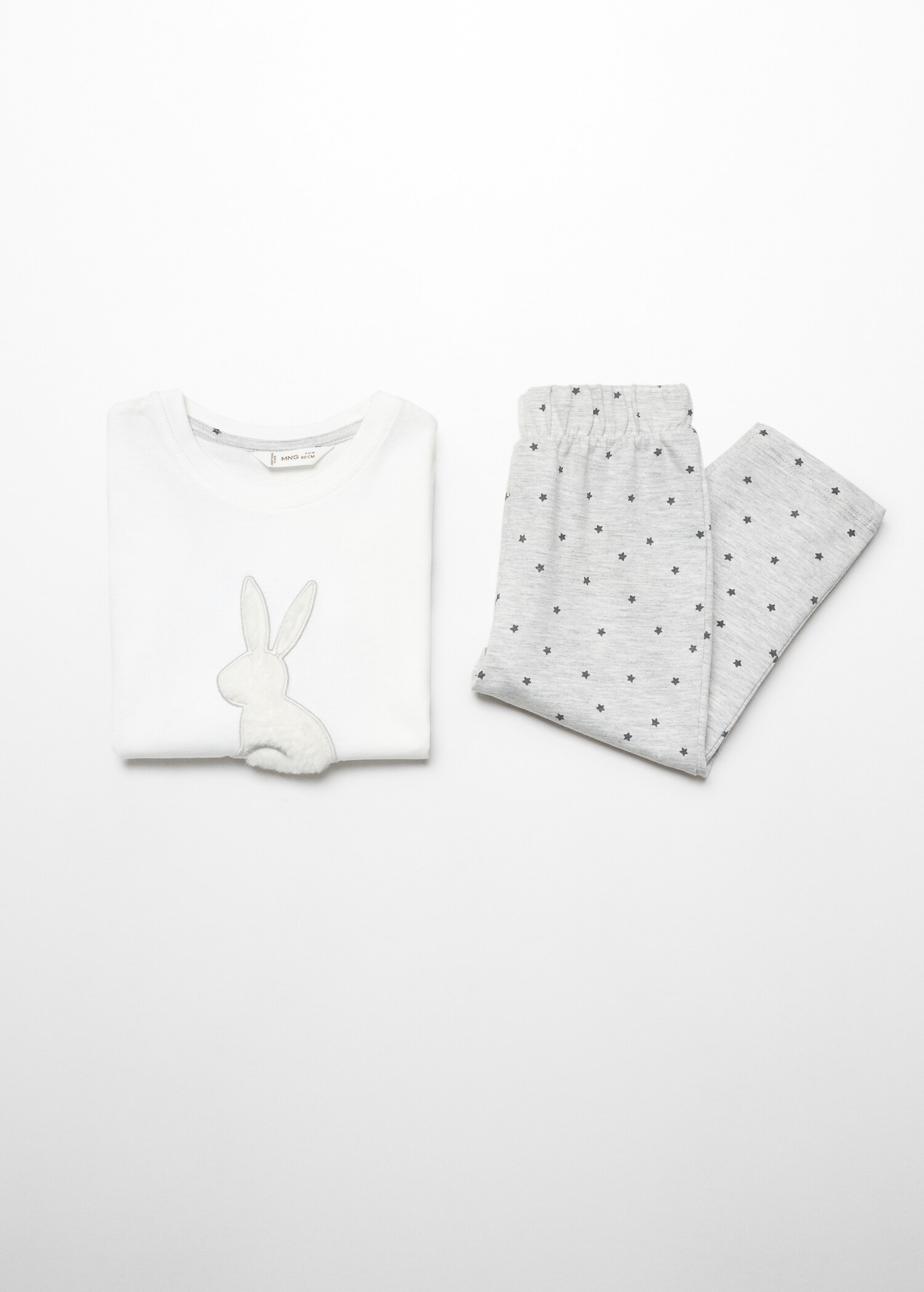 Langer, bedruckter Pyjama - Detail des Artikels 0