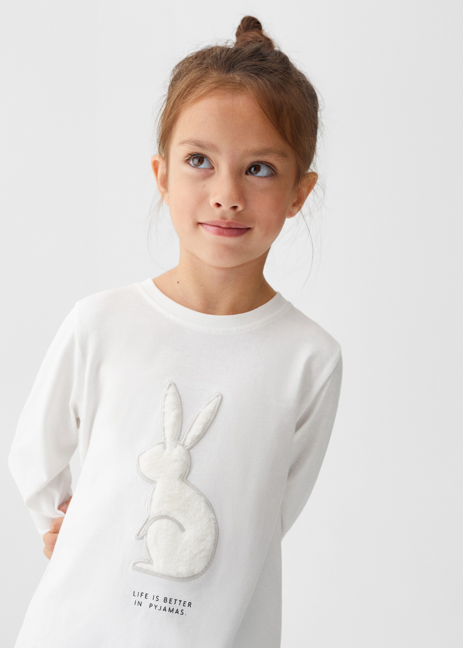 Langer, bedruckter Pyjama - Detail des Artikels 1