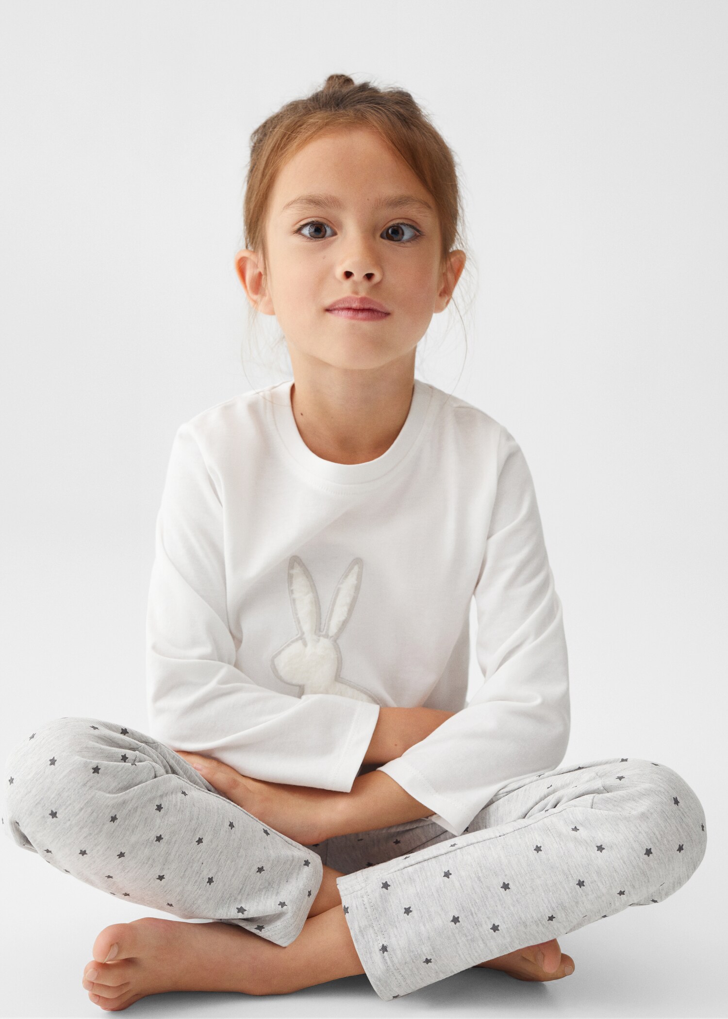Langer, bedruckter Pyjama - Detail des Artikels 2