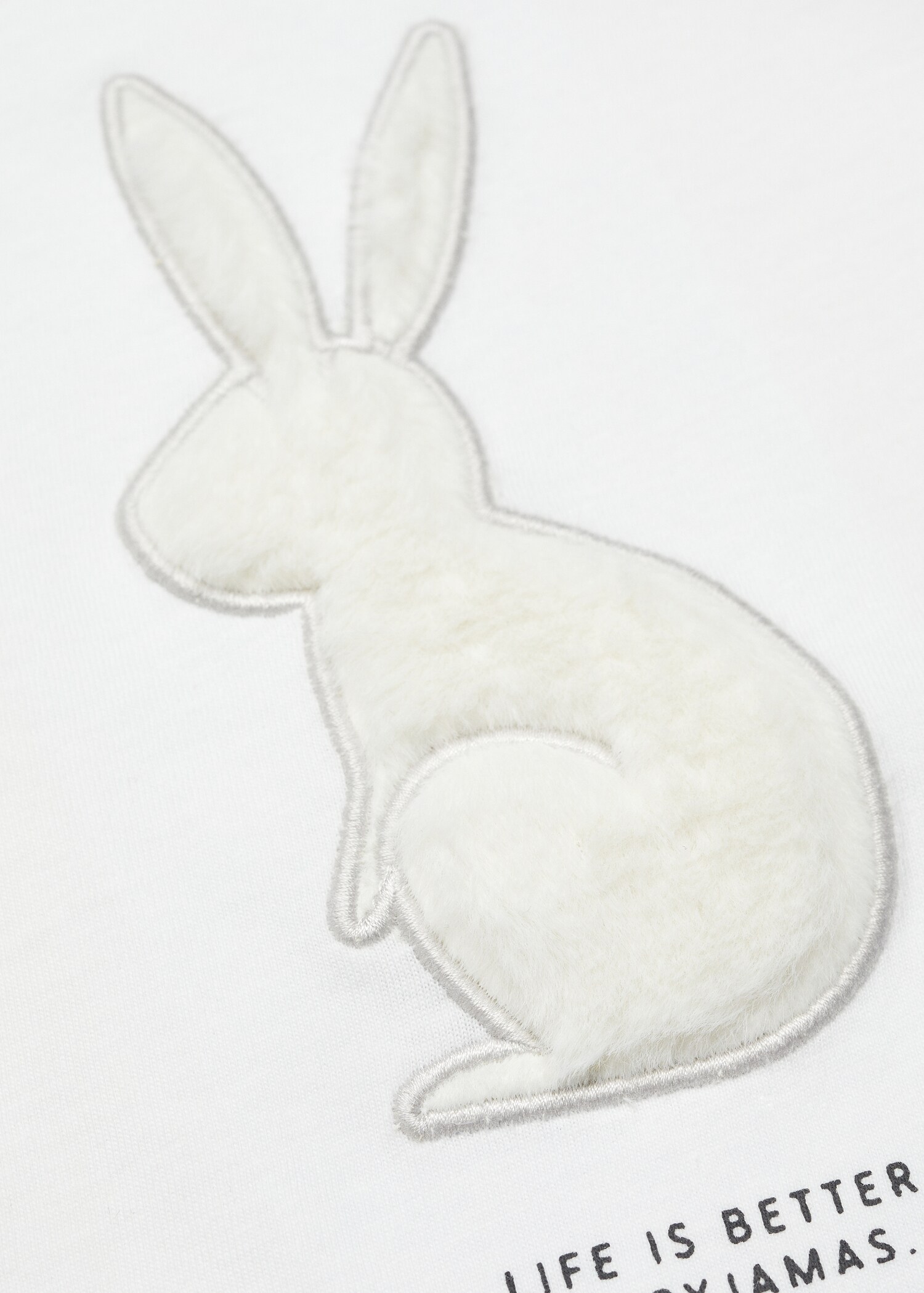 Langer, bedruckter Pyjama - Detail des Artikels 8