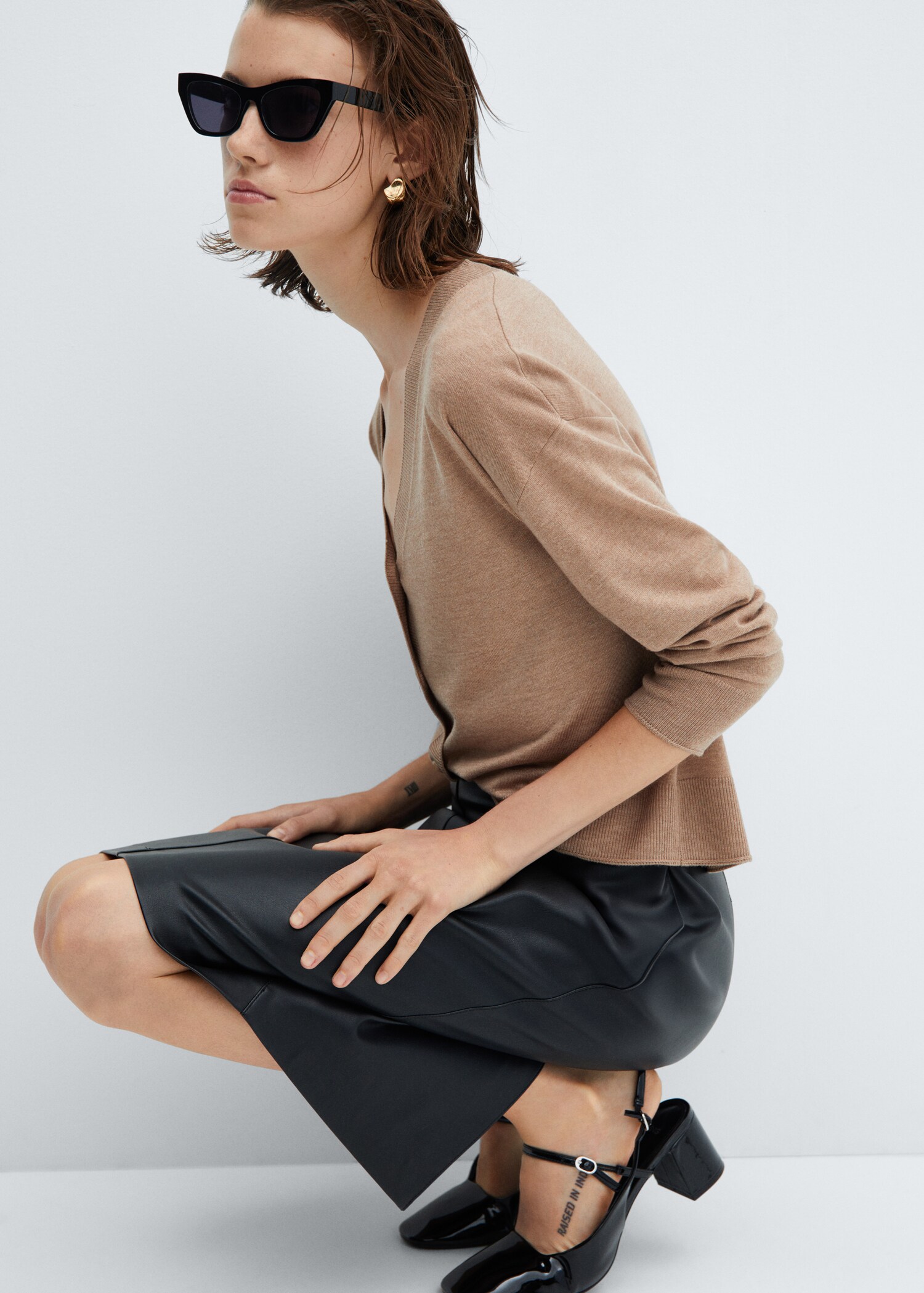 Fine-knit cardigan - Details of the article 2