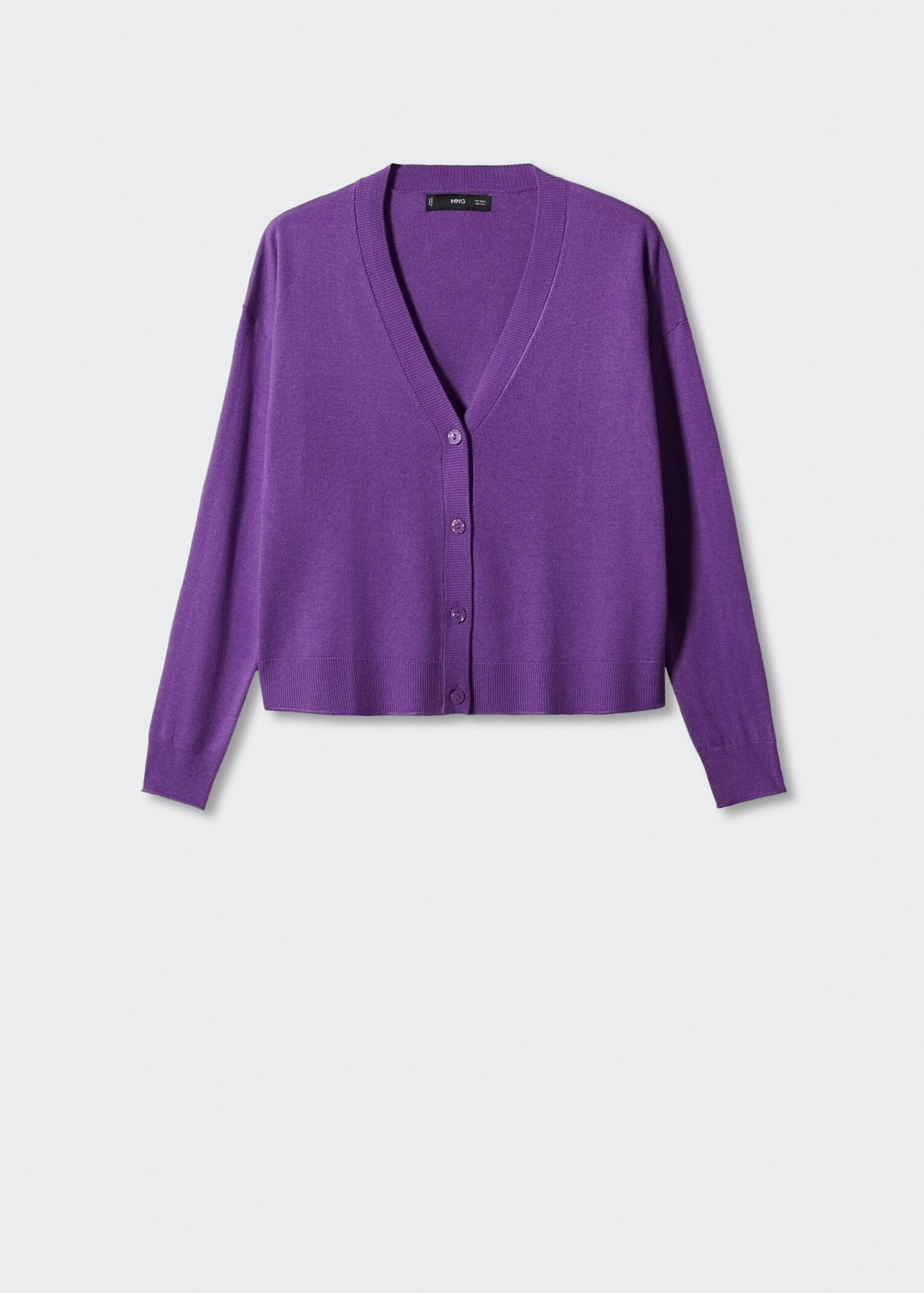 Fine-knit cardigan - Article without model
