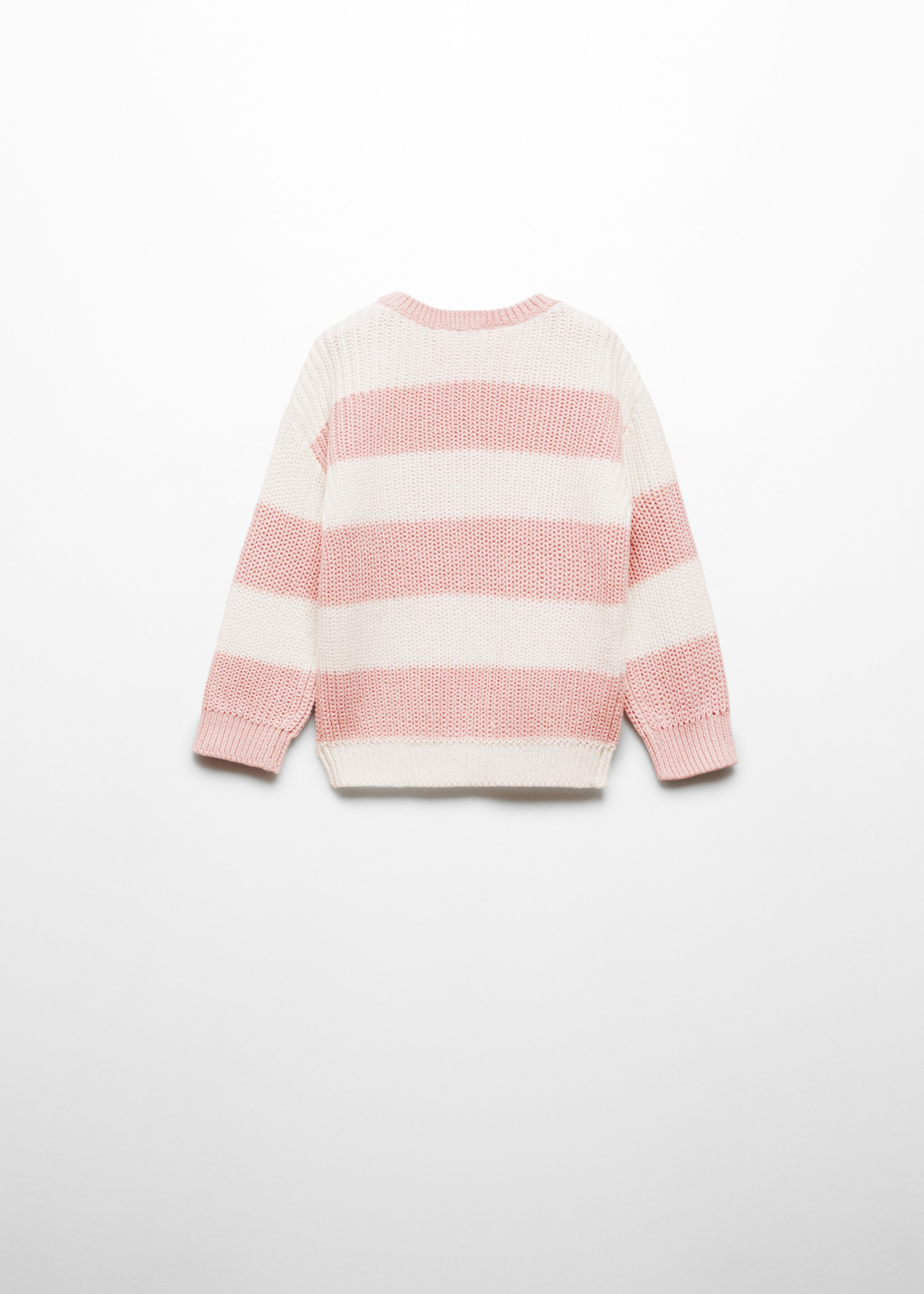 Knit striped sweater - Reverse of the article