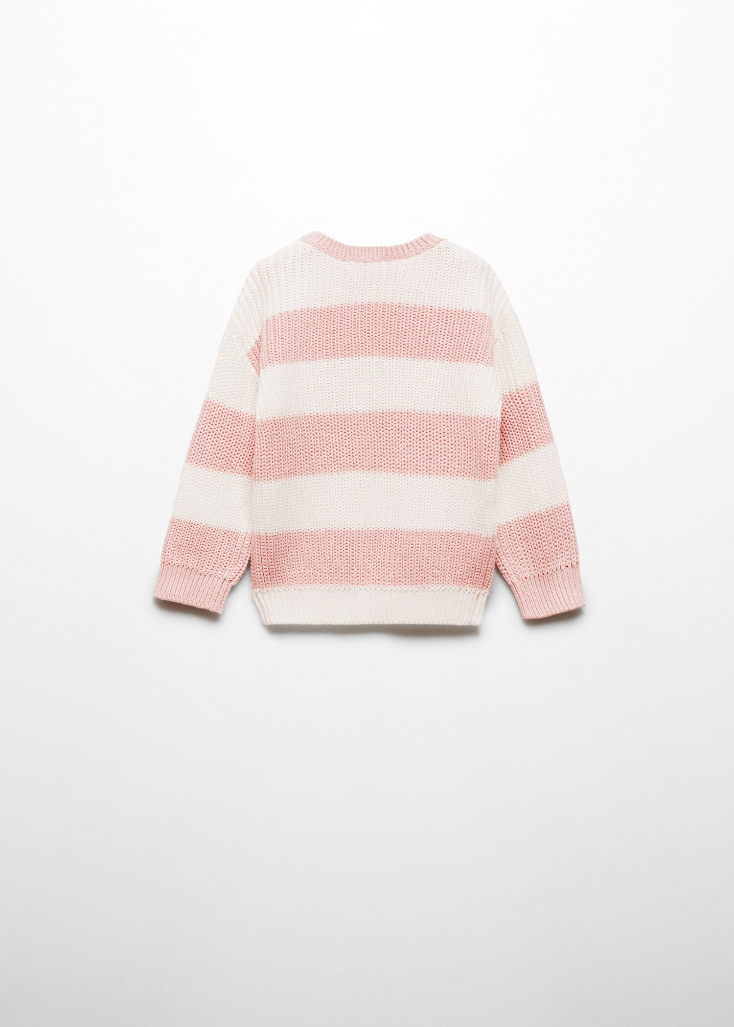 Knit striped sweater - Reverse of the article