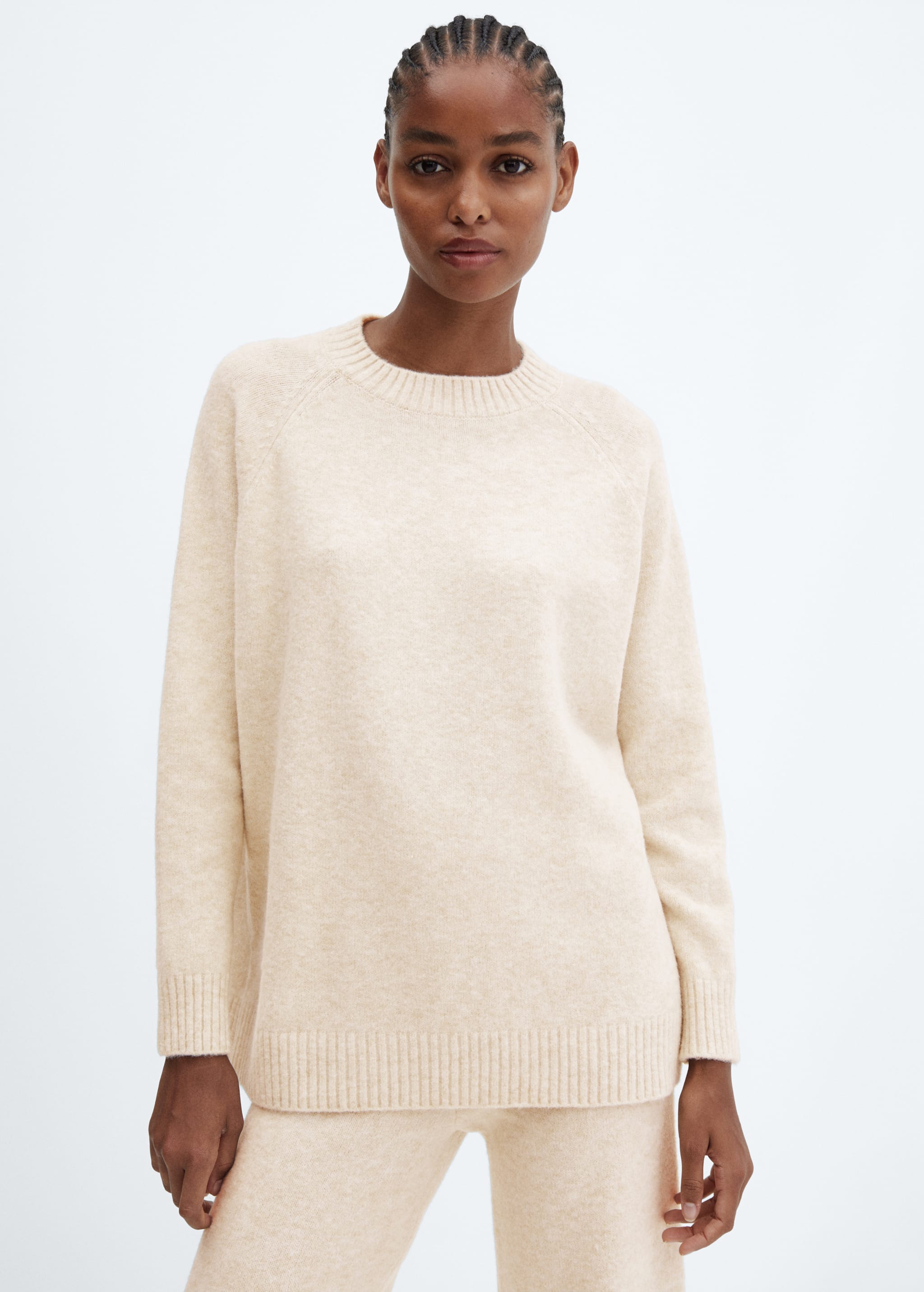 Oversize knit sweater - Medium plane