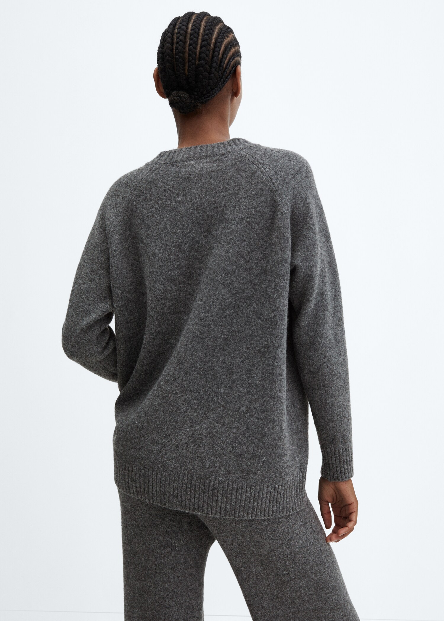 Oversize Strickpullover - Rückseite des Artikels