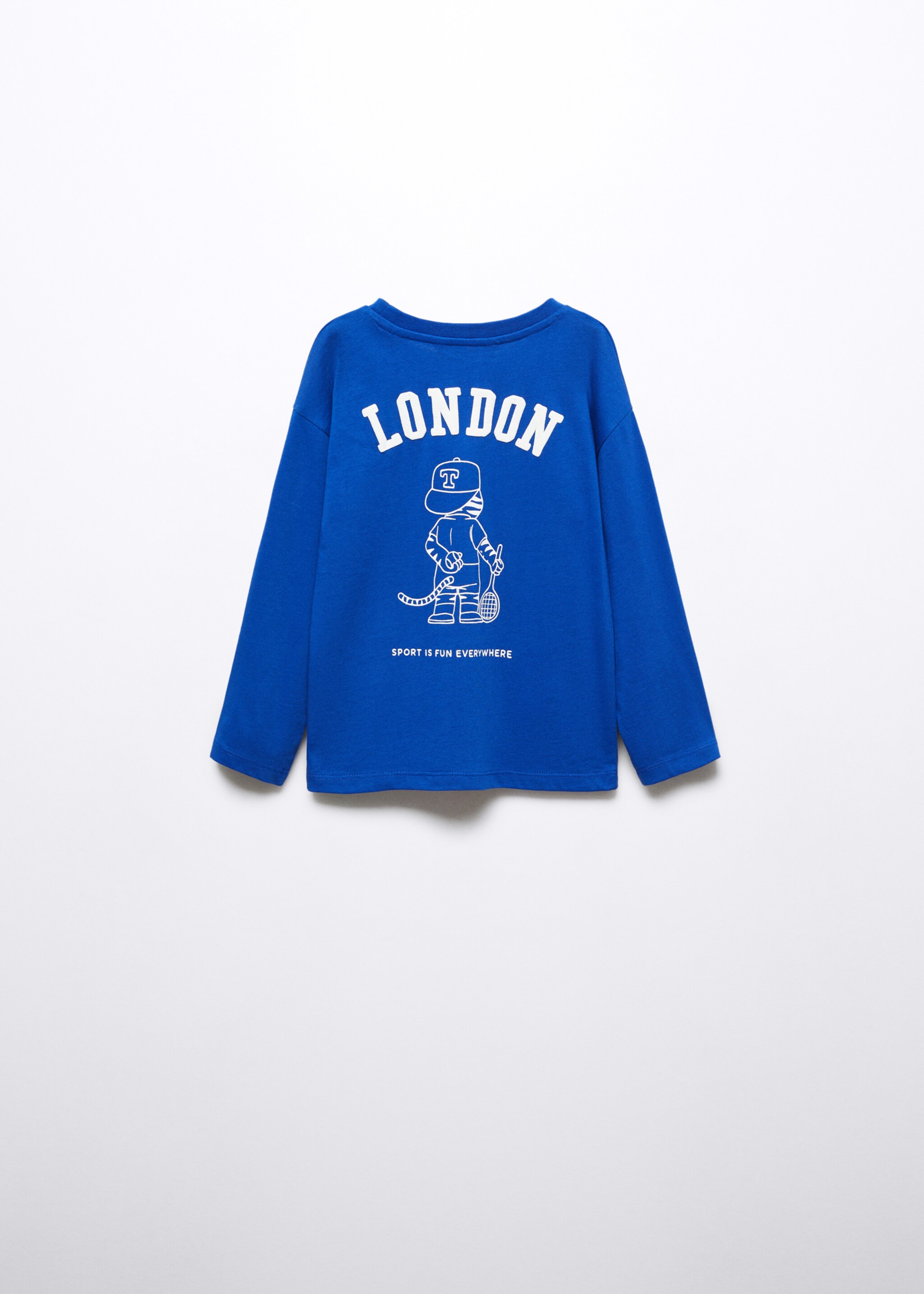 Printed long sleeve t-shirt - Reverse of the article