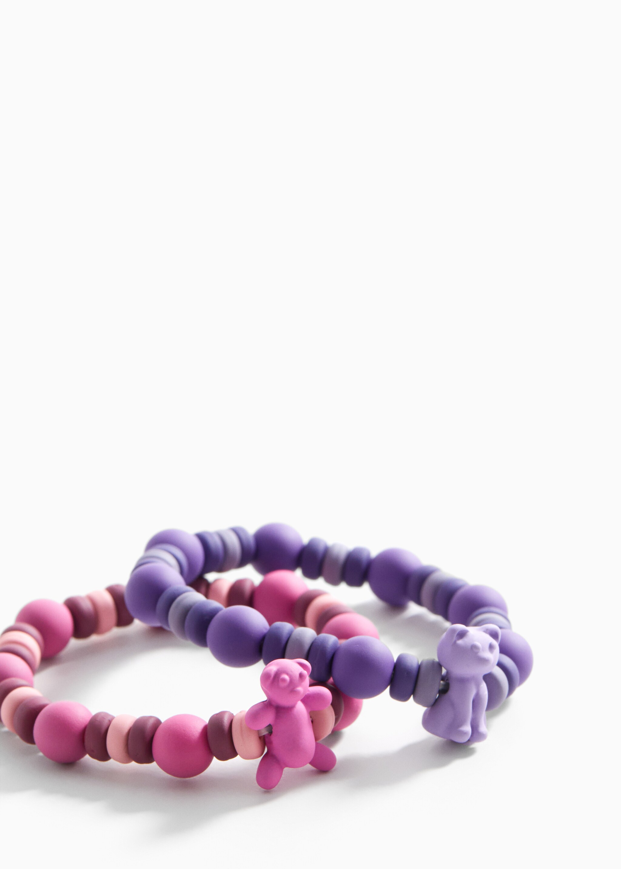 Pack 2 bracelets perles - Plan moyen