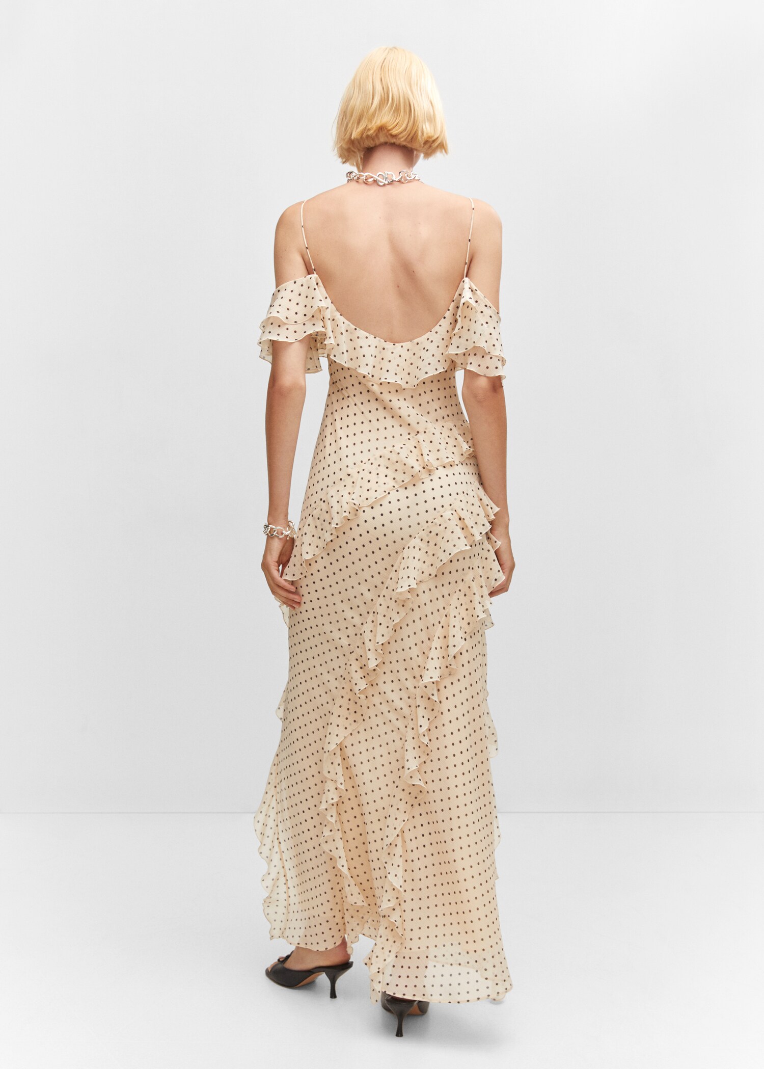 Robe pois volants - Verso de l’article