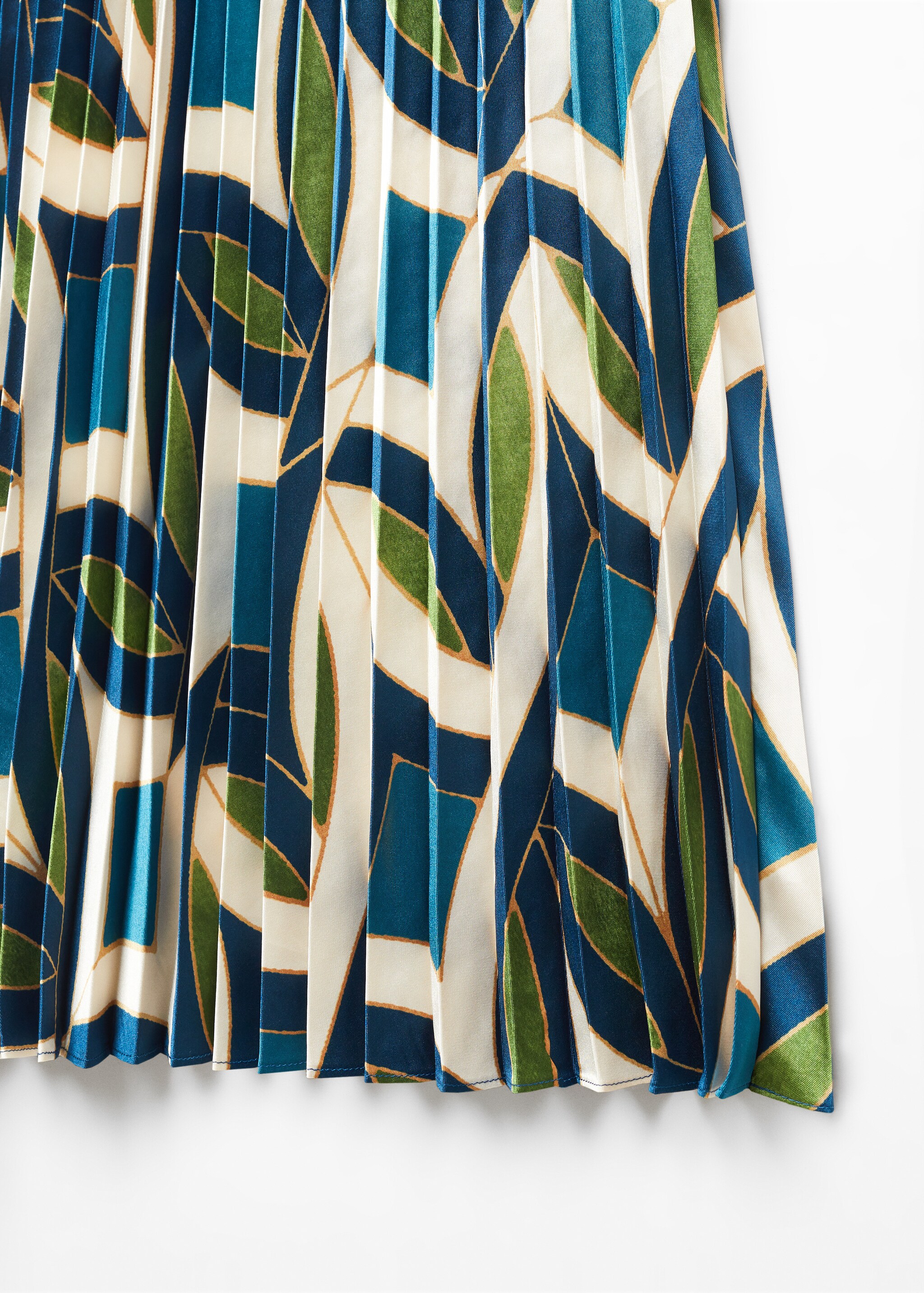 Printed pleated skirt - Details of the article 8