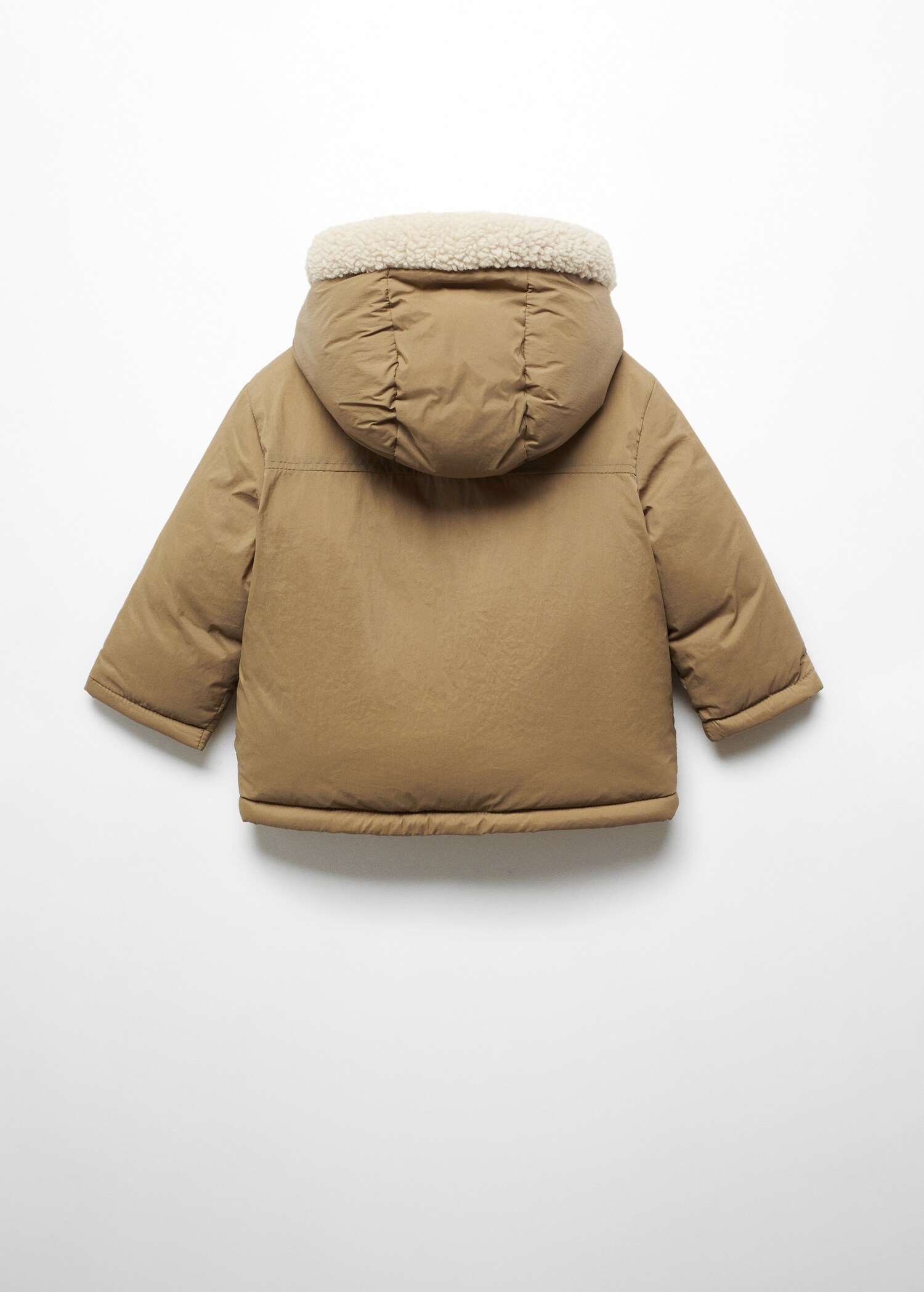 Anorak acolchado interior borreguito - Reverso del artículo