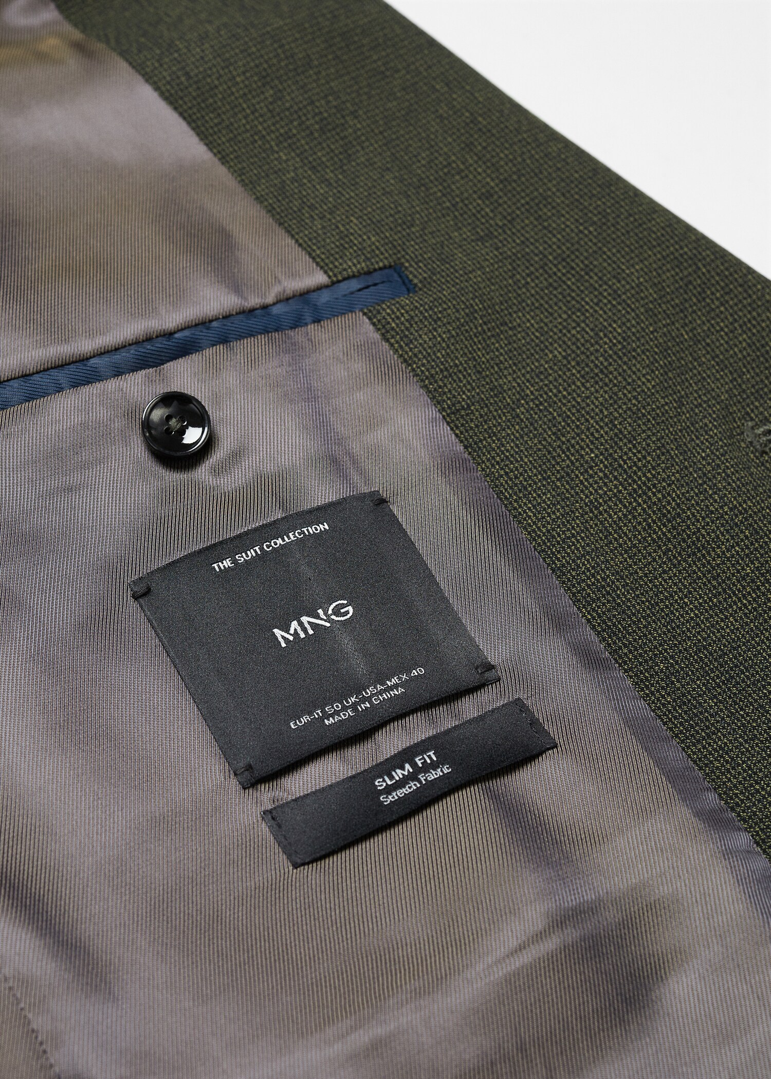 Americana traje estampada slim fit tejido strech - Detalle del artículo 8