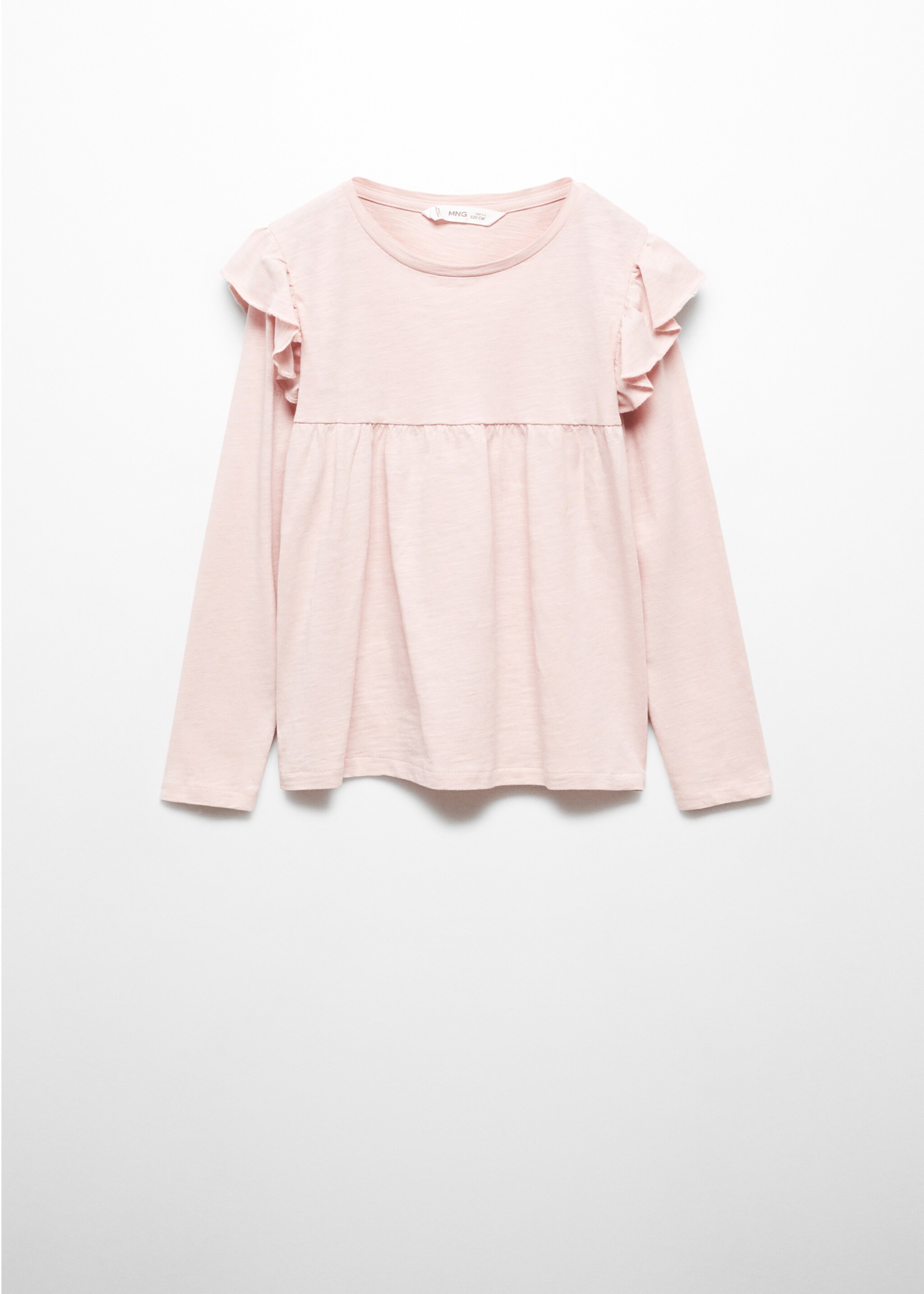 Long -sleeved t-shirt with ruffles - Article without model