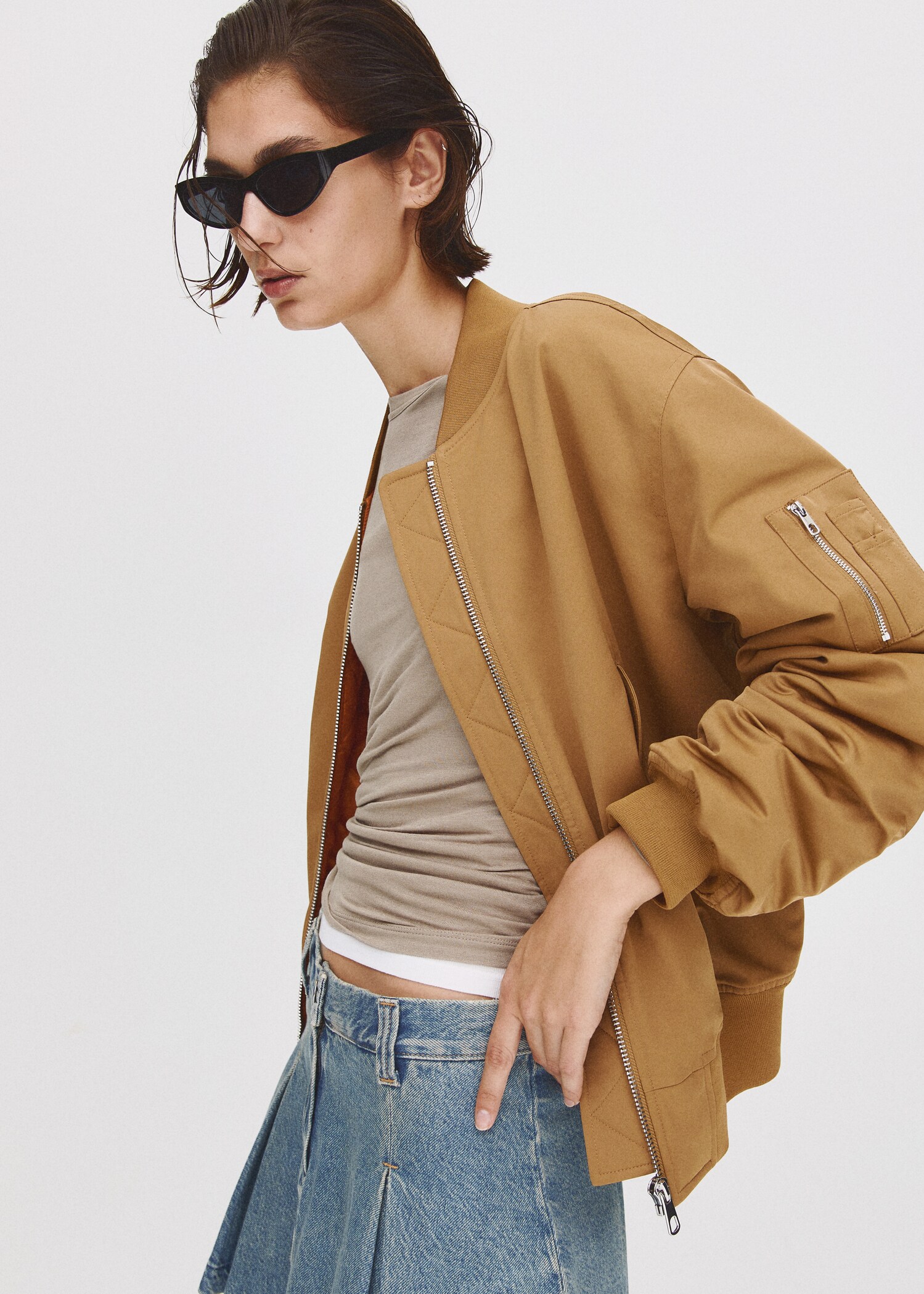Veste bomber oversize - Détail de l'article 6