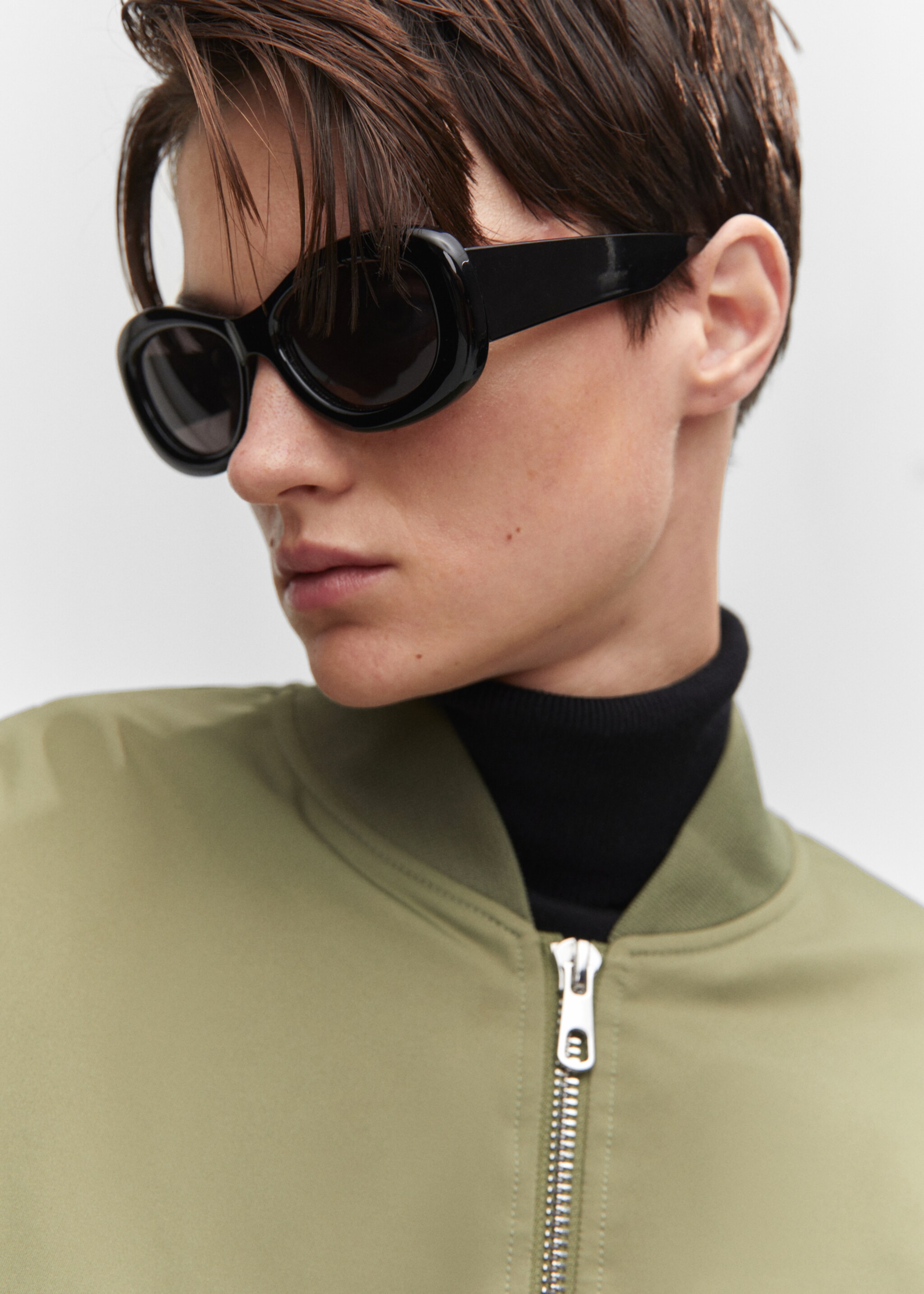 Bomber-jakke oversize - Artikkeldetalj 1