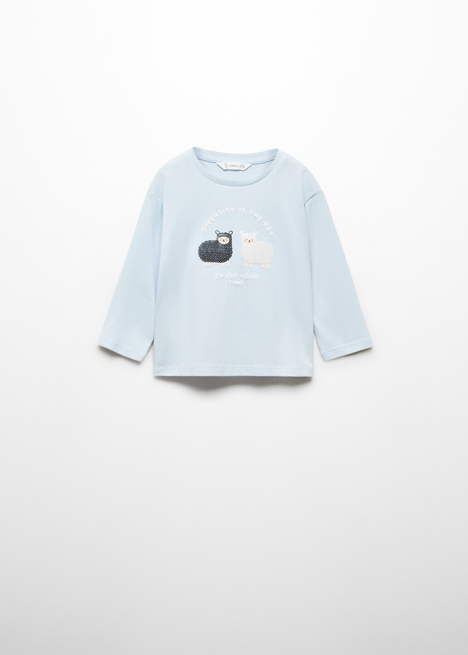 Camiseta manga larga lentejuelas - Artículo sin modelo