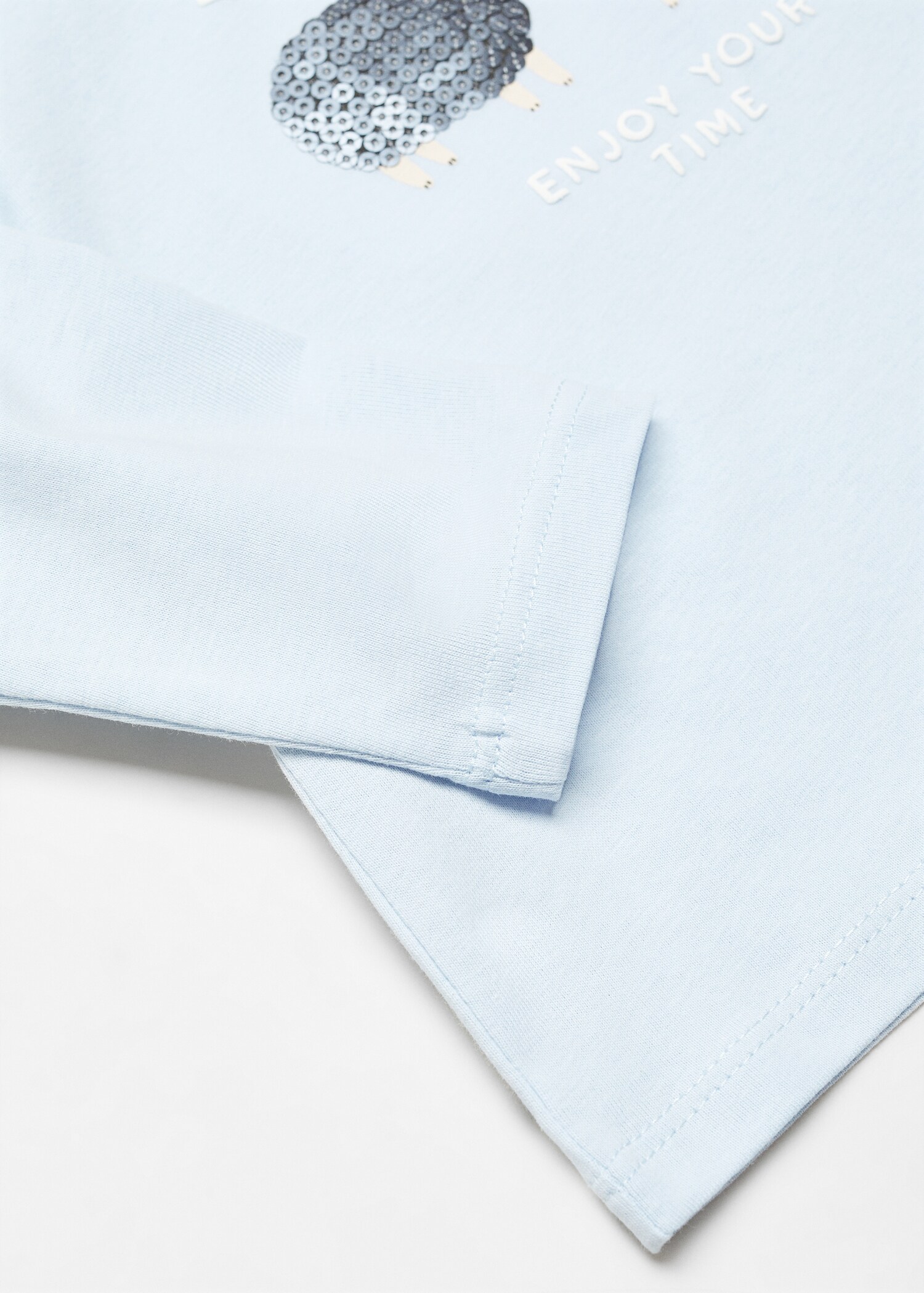 Camiseta manga larga lentejuelas - Detalle del artículo 0