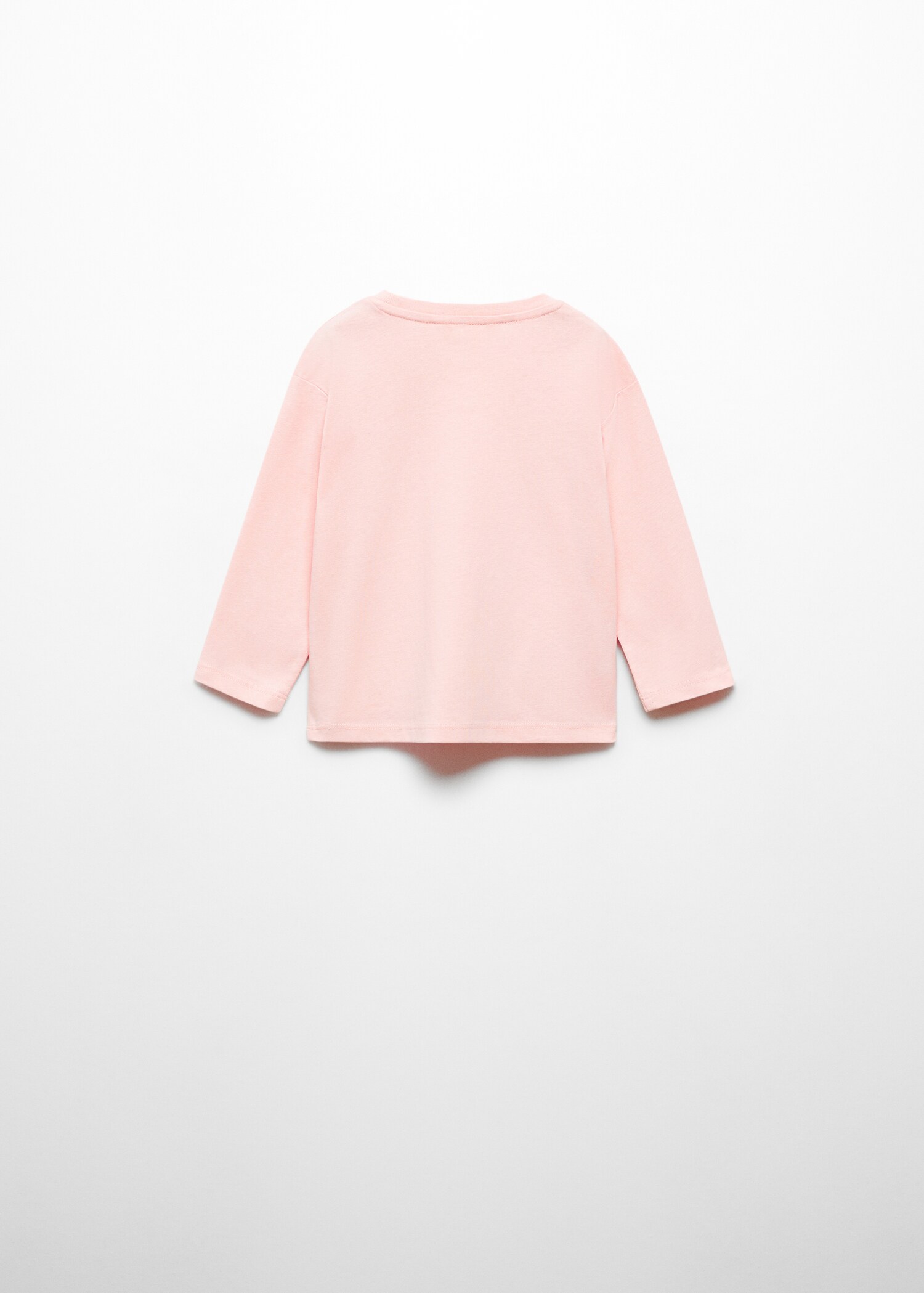 Long-sleeved t-shirt with sequins - Reverse of the article