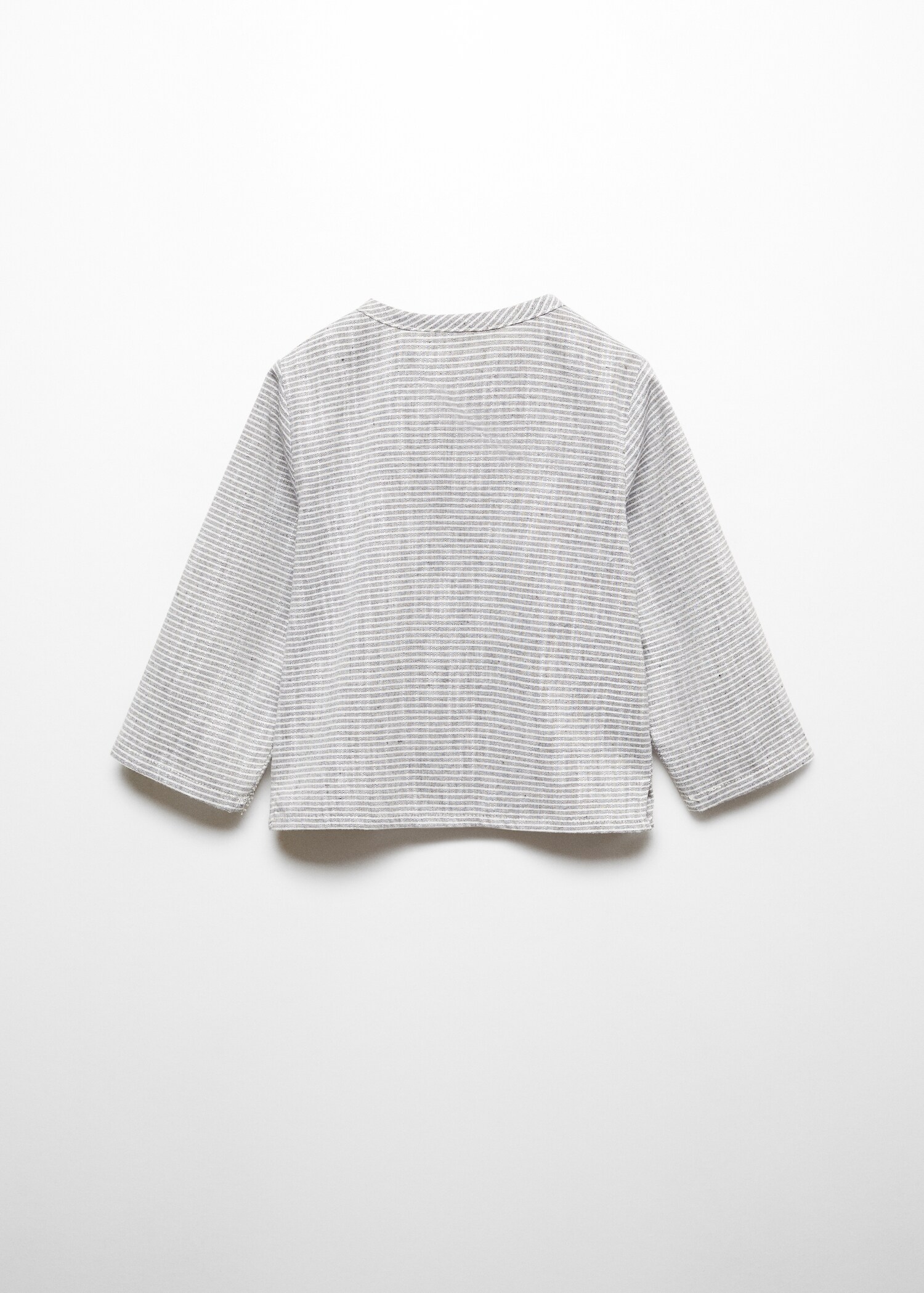Camisa riscas - Verso do artigo