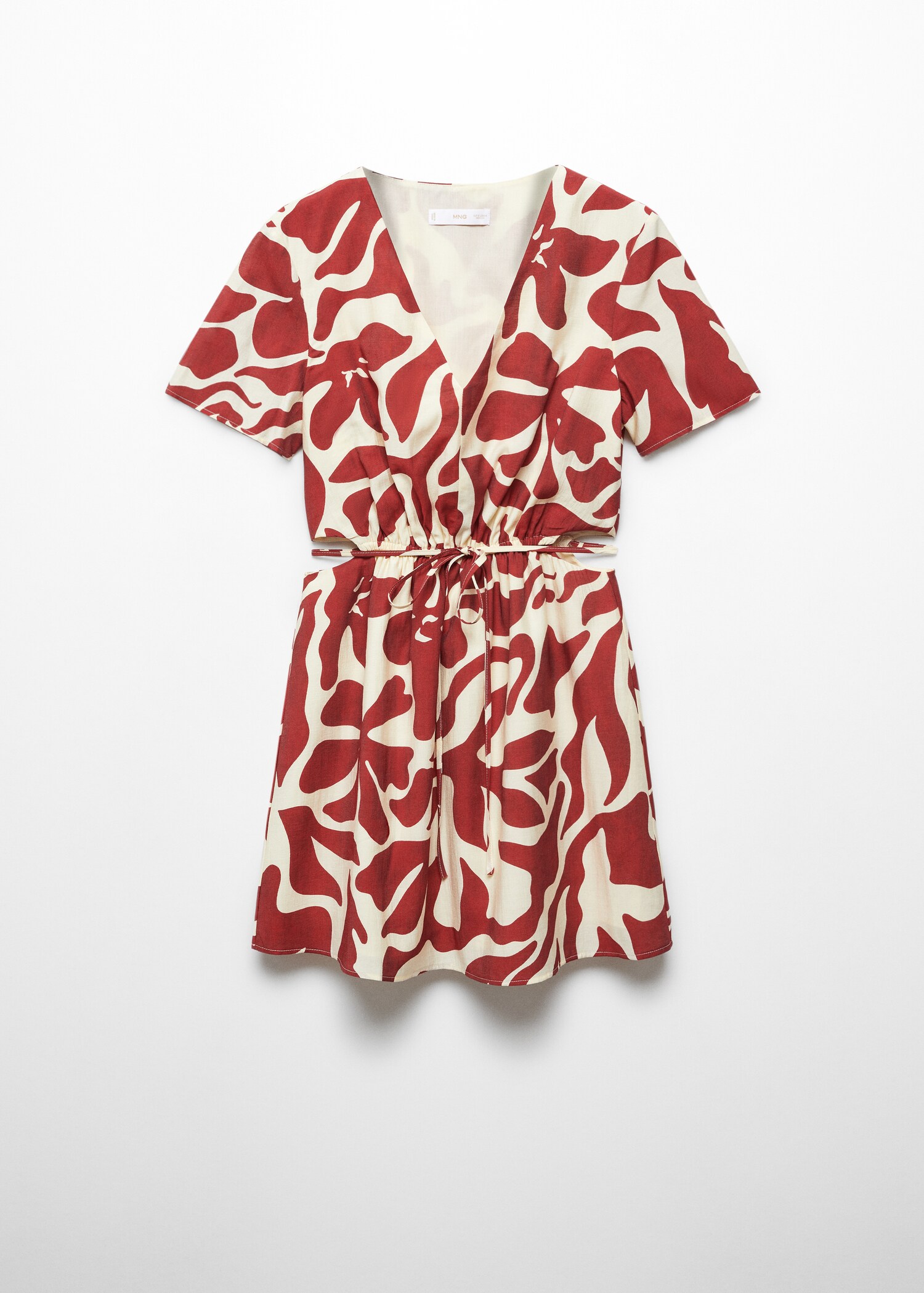 Vestido estampado aberturas - Artículo sin modelo