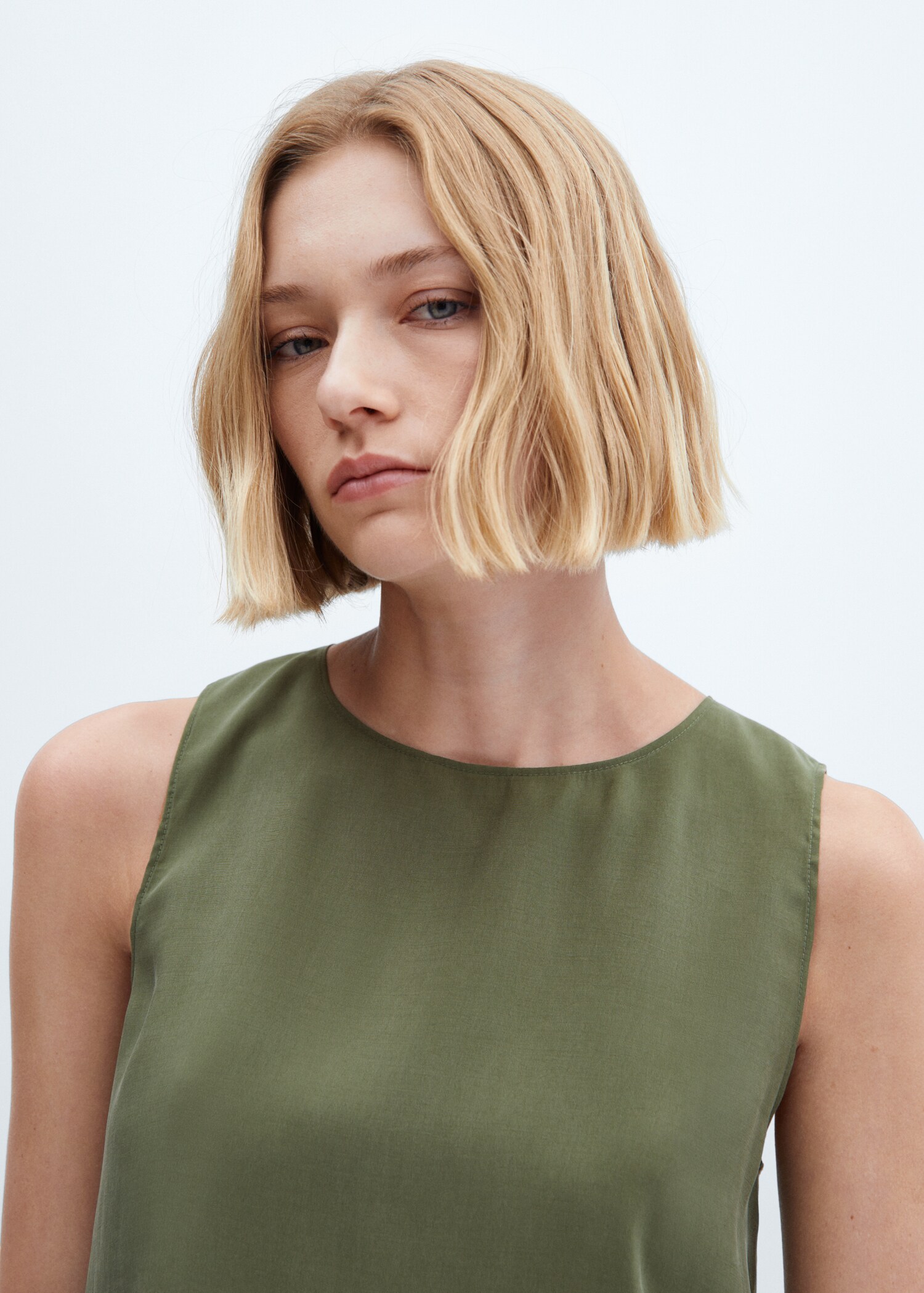 Modal blouse with wide straps - Details of the article 1