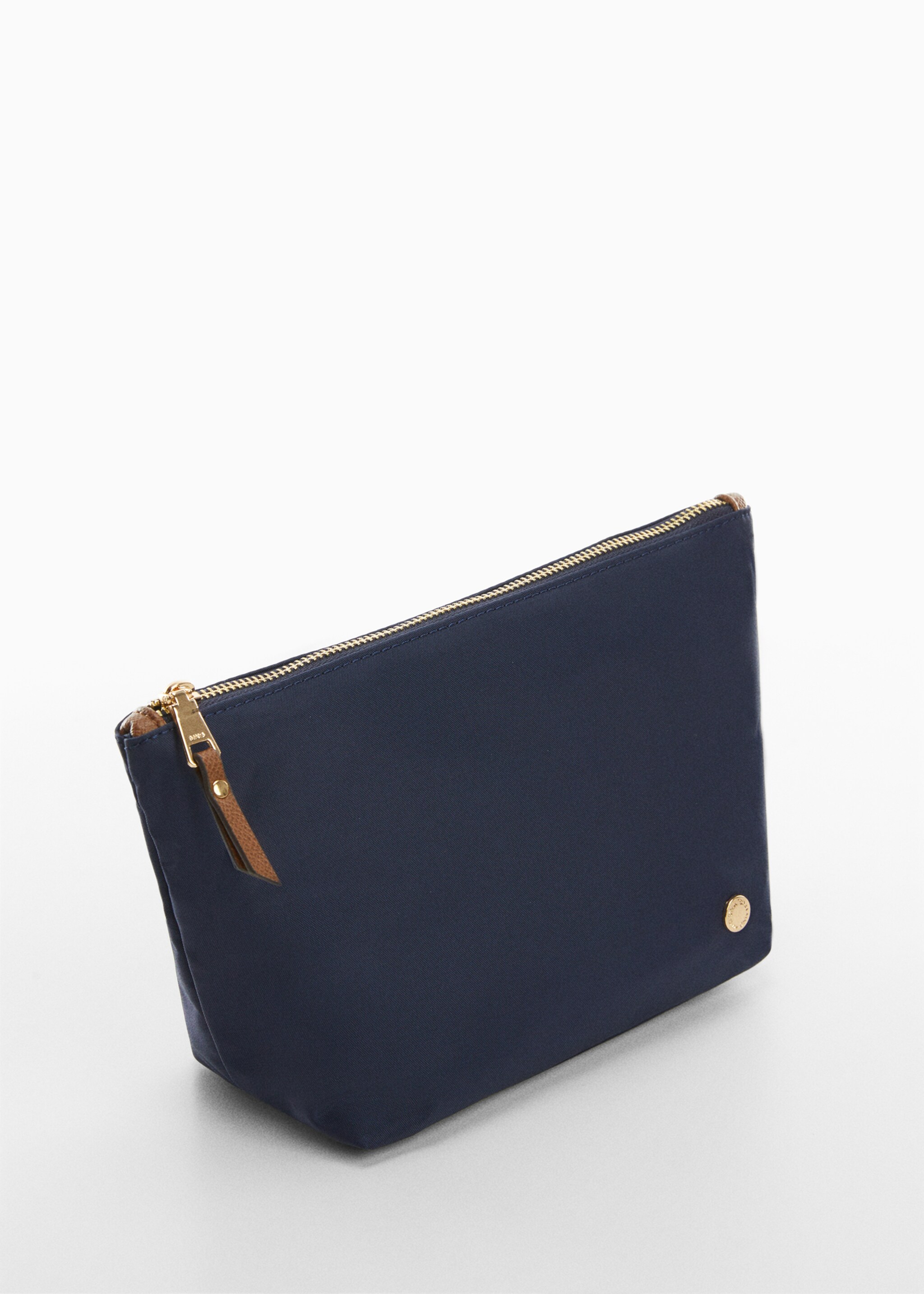Badge makeup bag - Medium plane, Navy. Ref: 57045806-00.