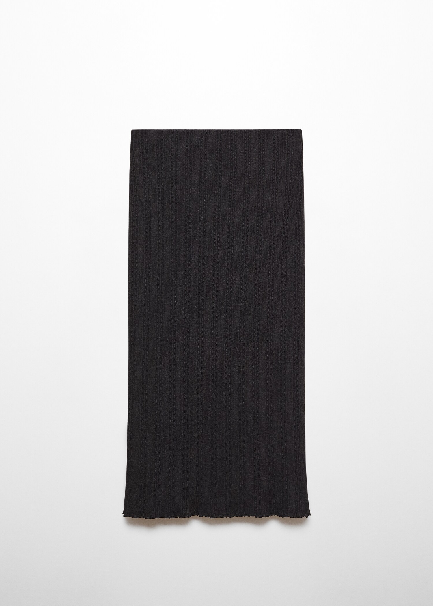 Ribbed midi skirt - Article without model