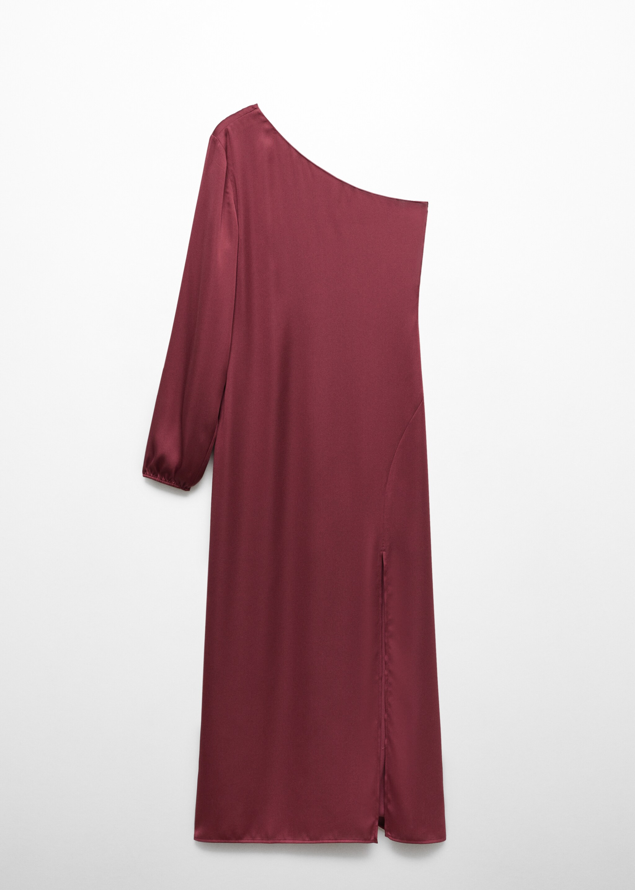 Vestito asimmetrico spacco laterale - Articolo senza modello