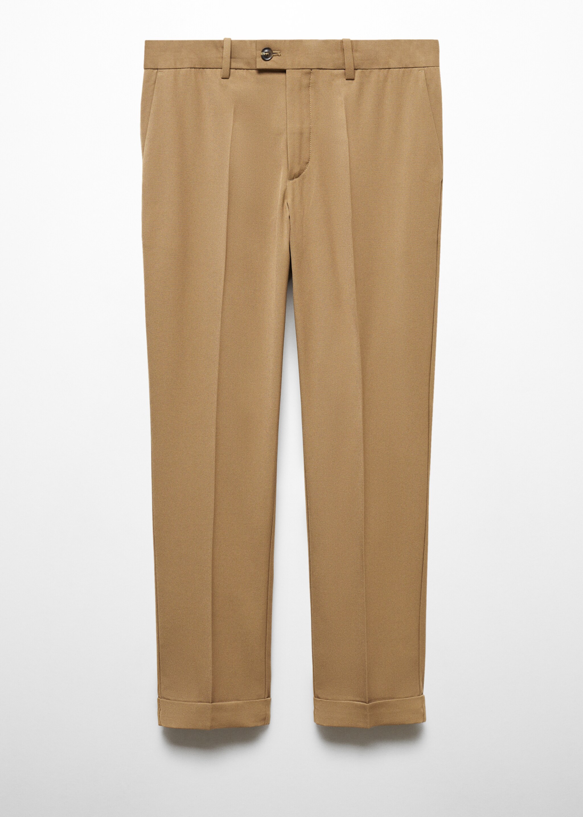 Recycled fabric slim-fit trousers - Article without model