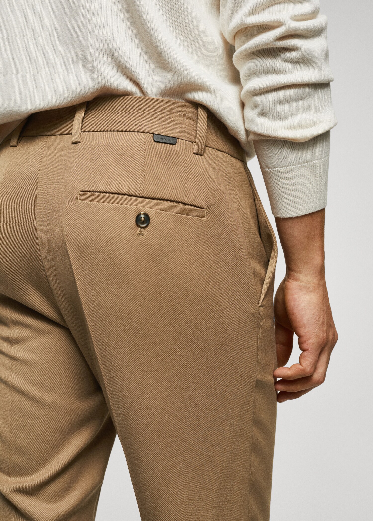 Slim fit-byxa återvunnet material - Detaljer om artikeln 4